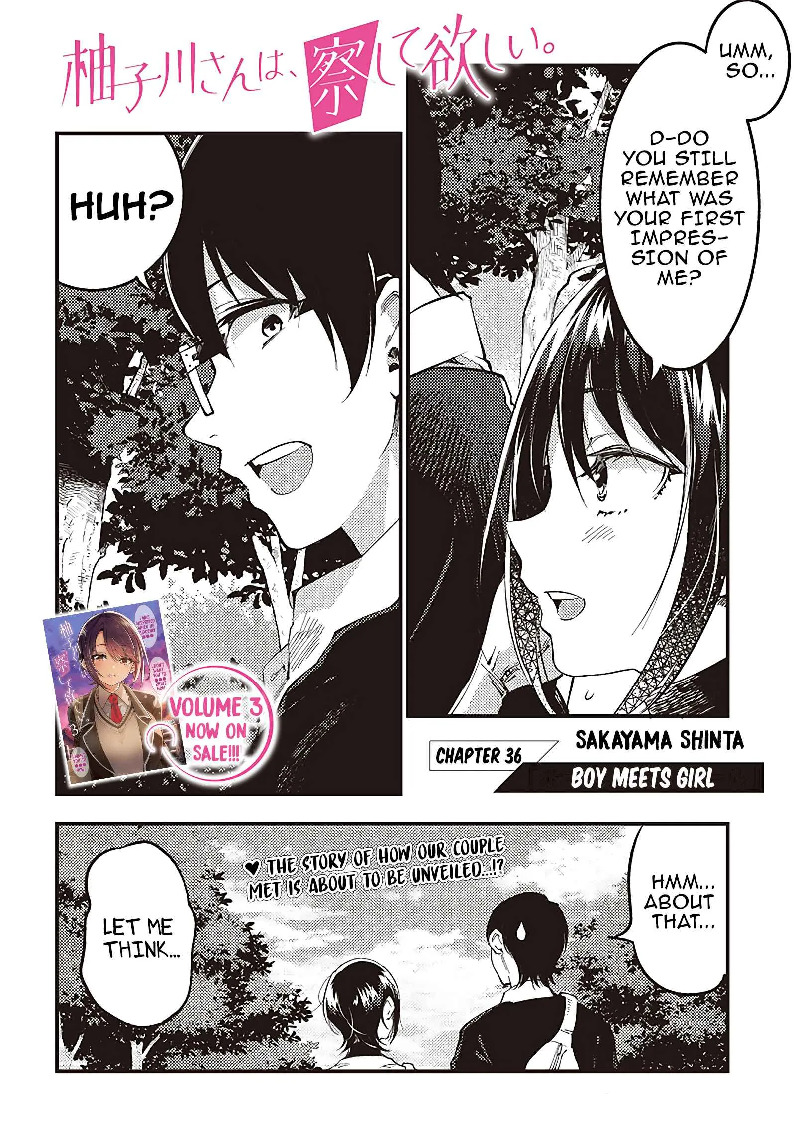 Yuzukawa-san Wants Him To Understand. Chapter 36 page 2 - 