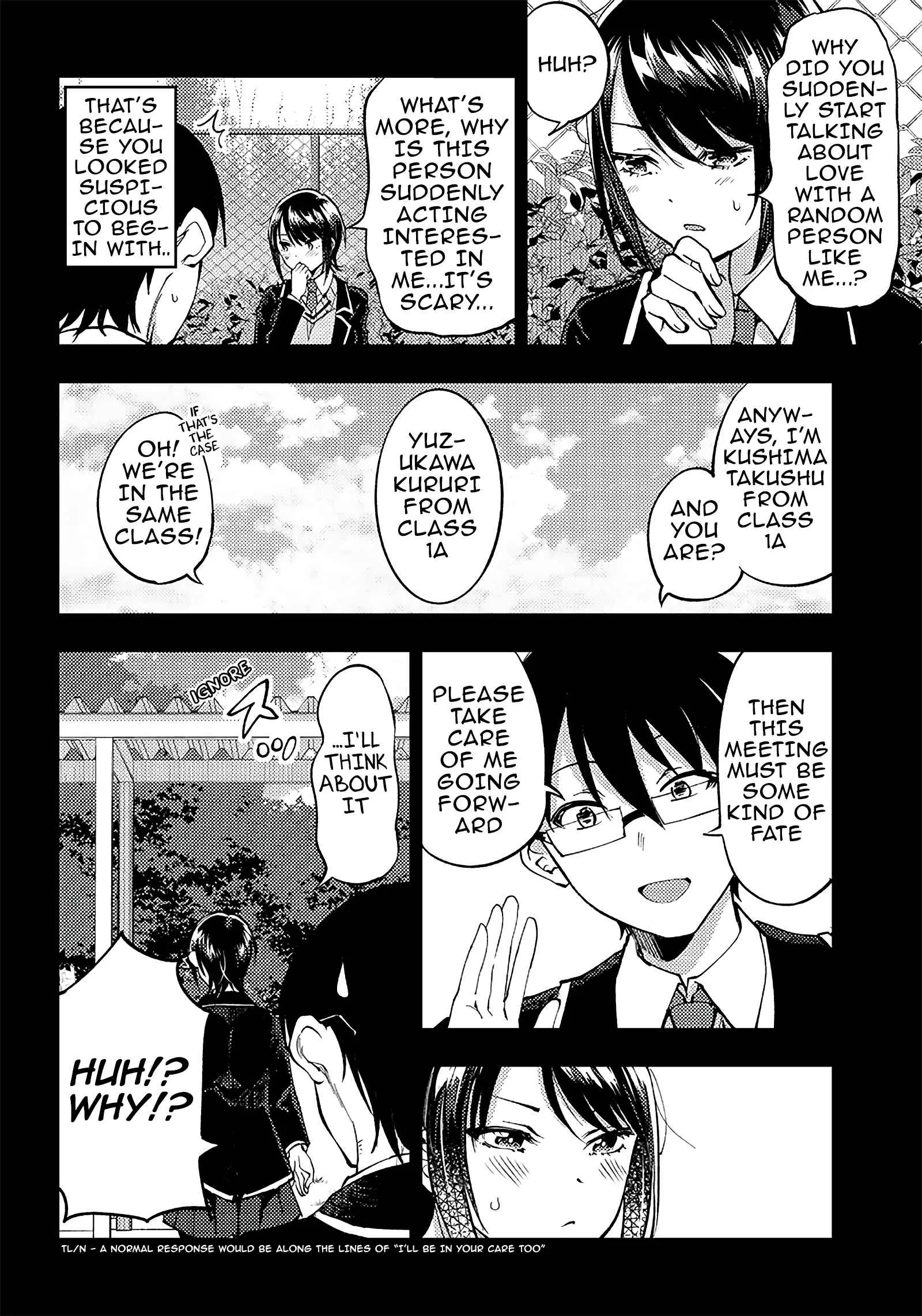 Yuzukawa-san Wants Him To Understand. Chapter 36 page 9 - 