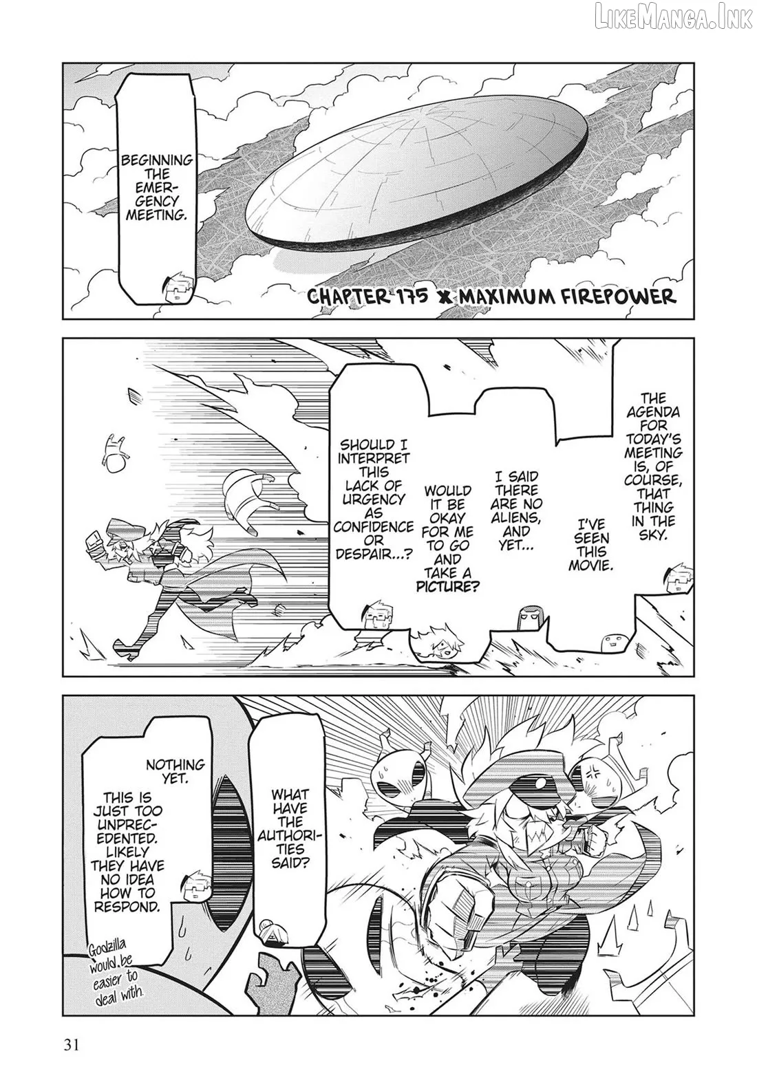 Zannen Jokanbu Black General-san Chapter 175 page 1 - 