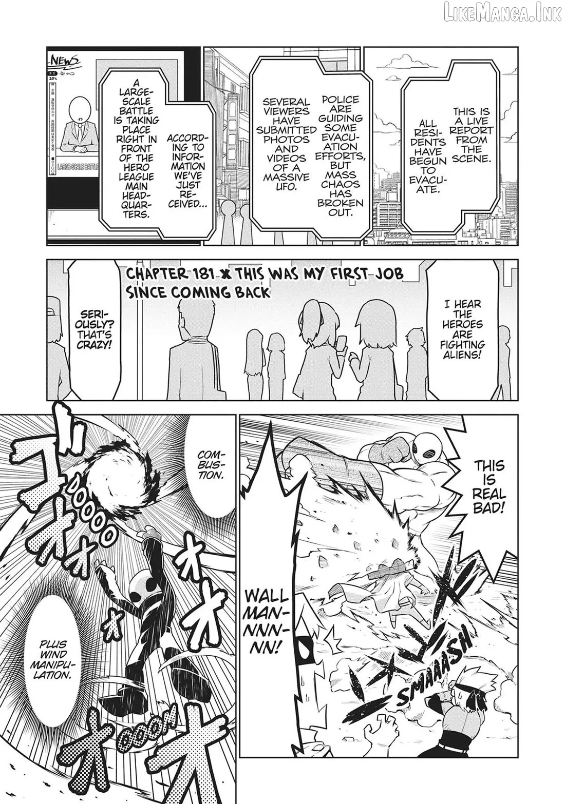Zannen Jokanbu Black General-san Chapter 181 page 1 - 