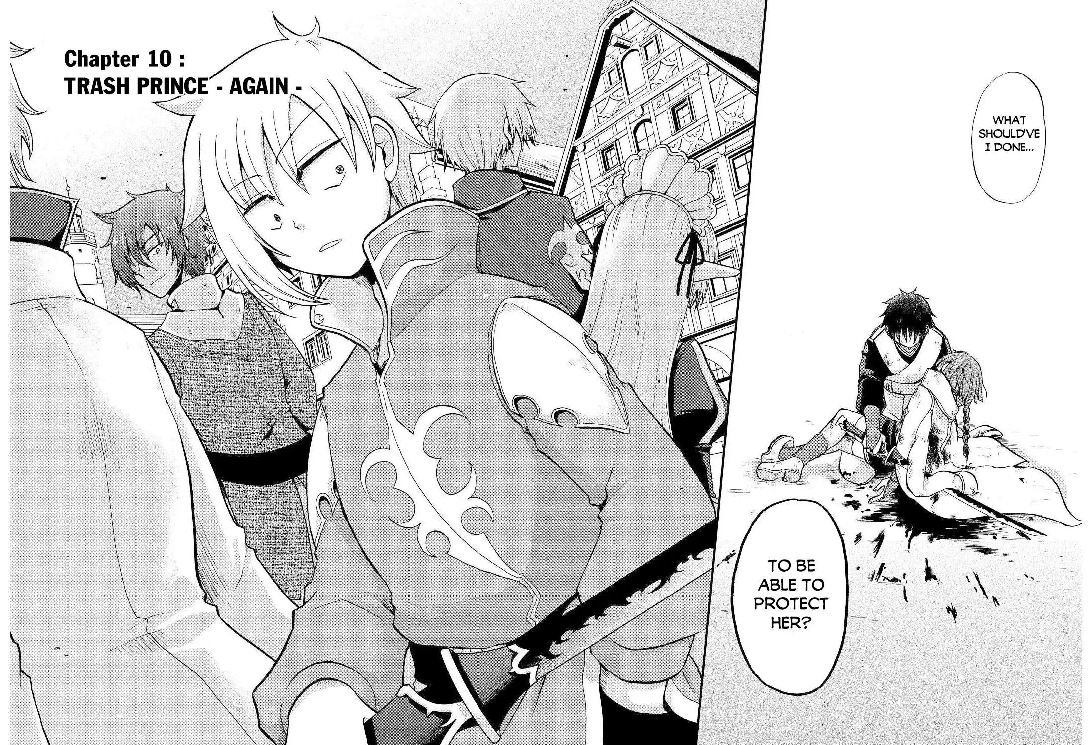 Zensei wa Ken Mikado. Konjou Kuzu Ouji Chapter 10 page 12 - 