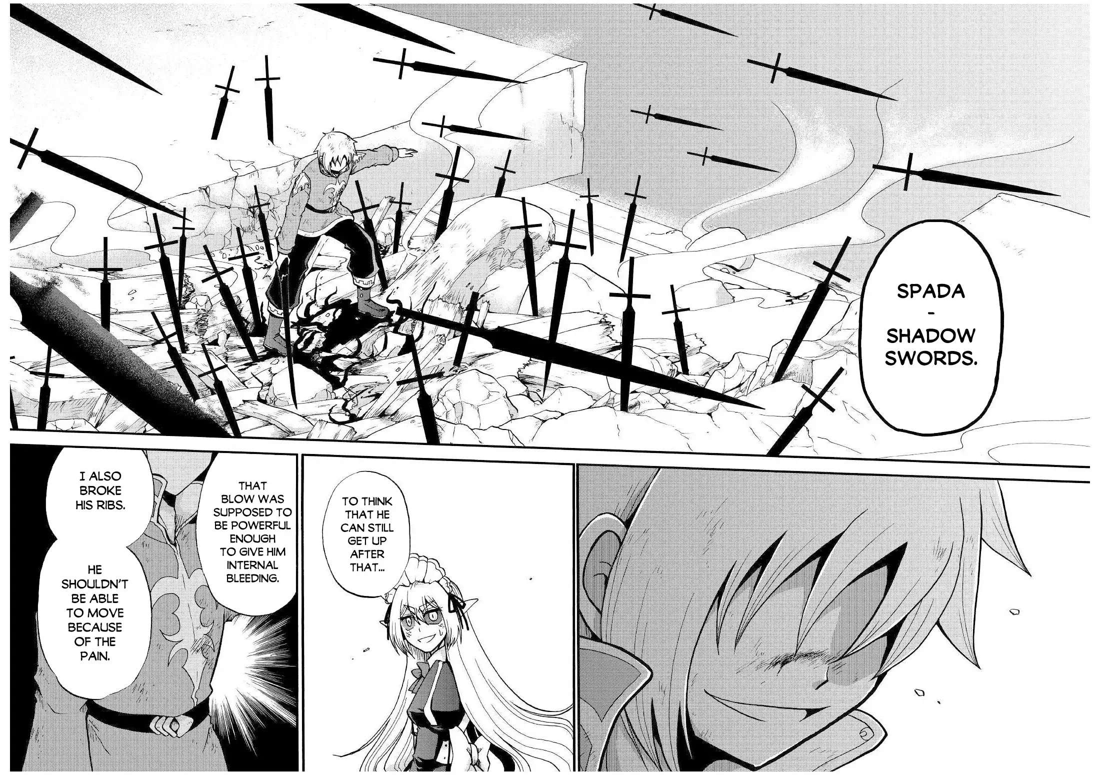 Zensei wa Ken Mikado. Konjou Kuzu Ouji Chapter 14 page 13 - 