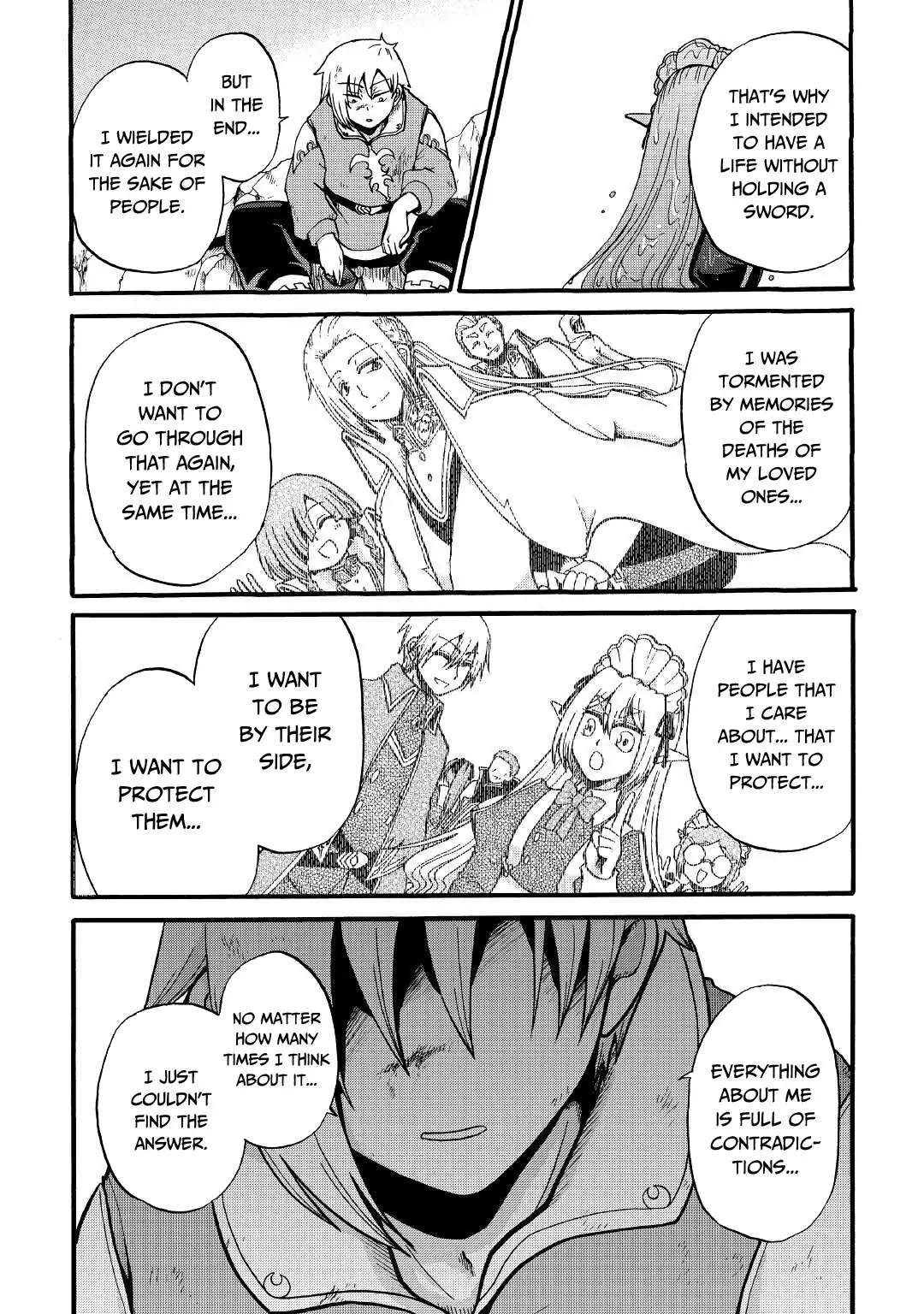Zensei wa Ken Mikado. Konjou Kuzu Ouji Chapter 15 page 10 - 