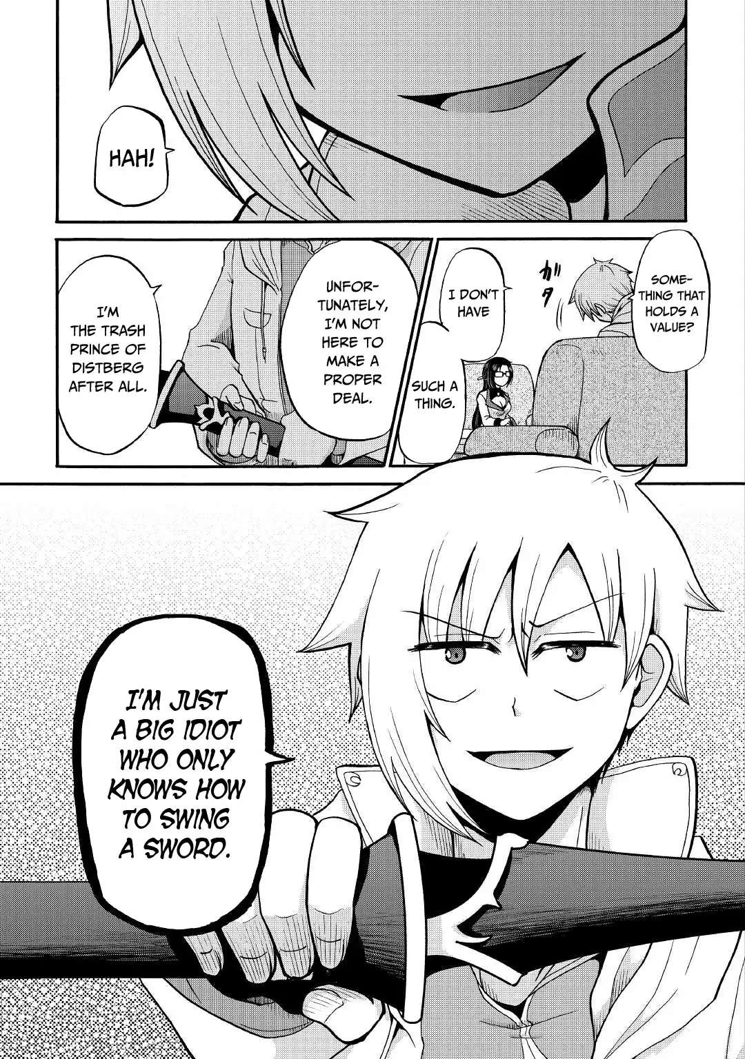 Zensei wa Ken Mikado. Konjou Kuzu Ouji Chapter 17 page 24 - 