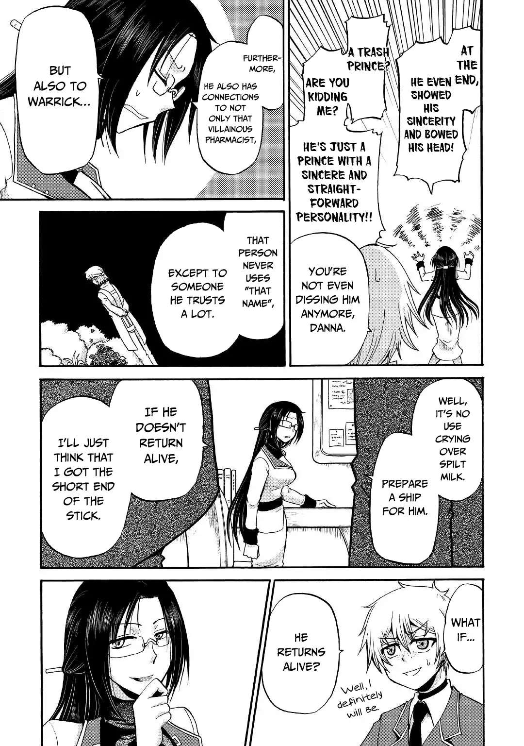 Zensei wa Ken Mikado. Konjou Kuzu Ouji Chapter 17 page 33 - 