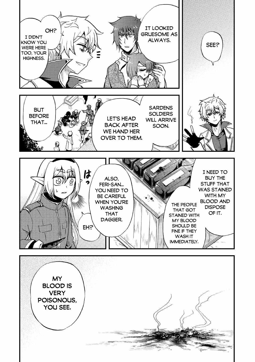 Zensei wa Ken Mikado. Konjou Kuzu Ouji Chapter 18 page 24 - 