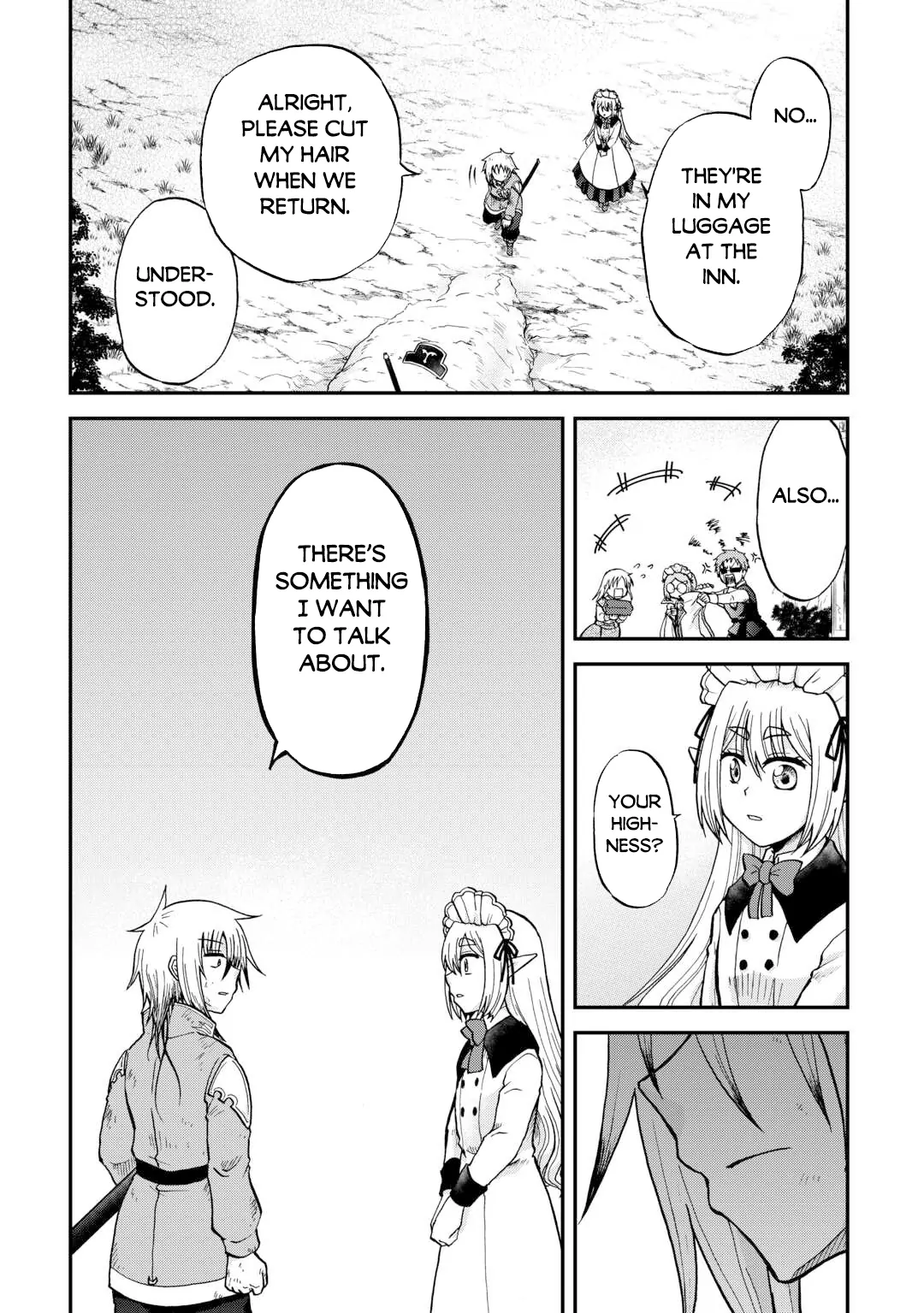 Zensei wa Ken Mikado. Konjou Kuzu Ouji Chapter 46 page 3 - 