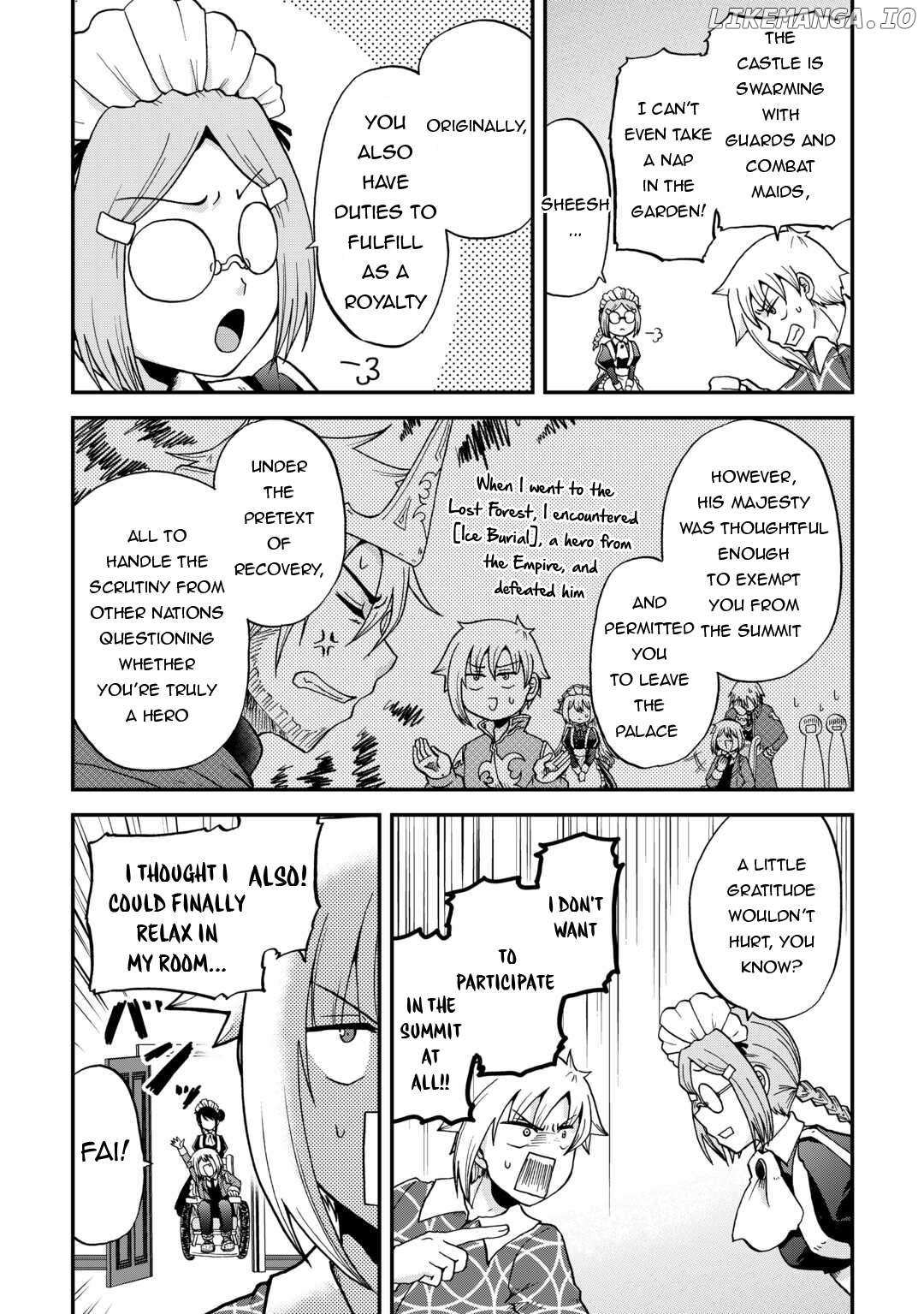 Zensei wa Ken Mikado. Konjou Kuzu Ouji Chapter 48 page 8 - 
