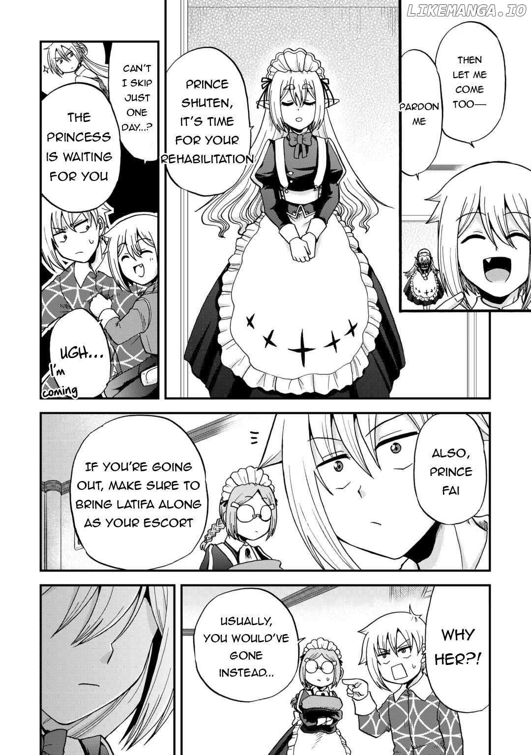 Zensei wa Ken Mikado. Konjou Kuzu Ouji Chapter 48 page 10 - 