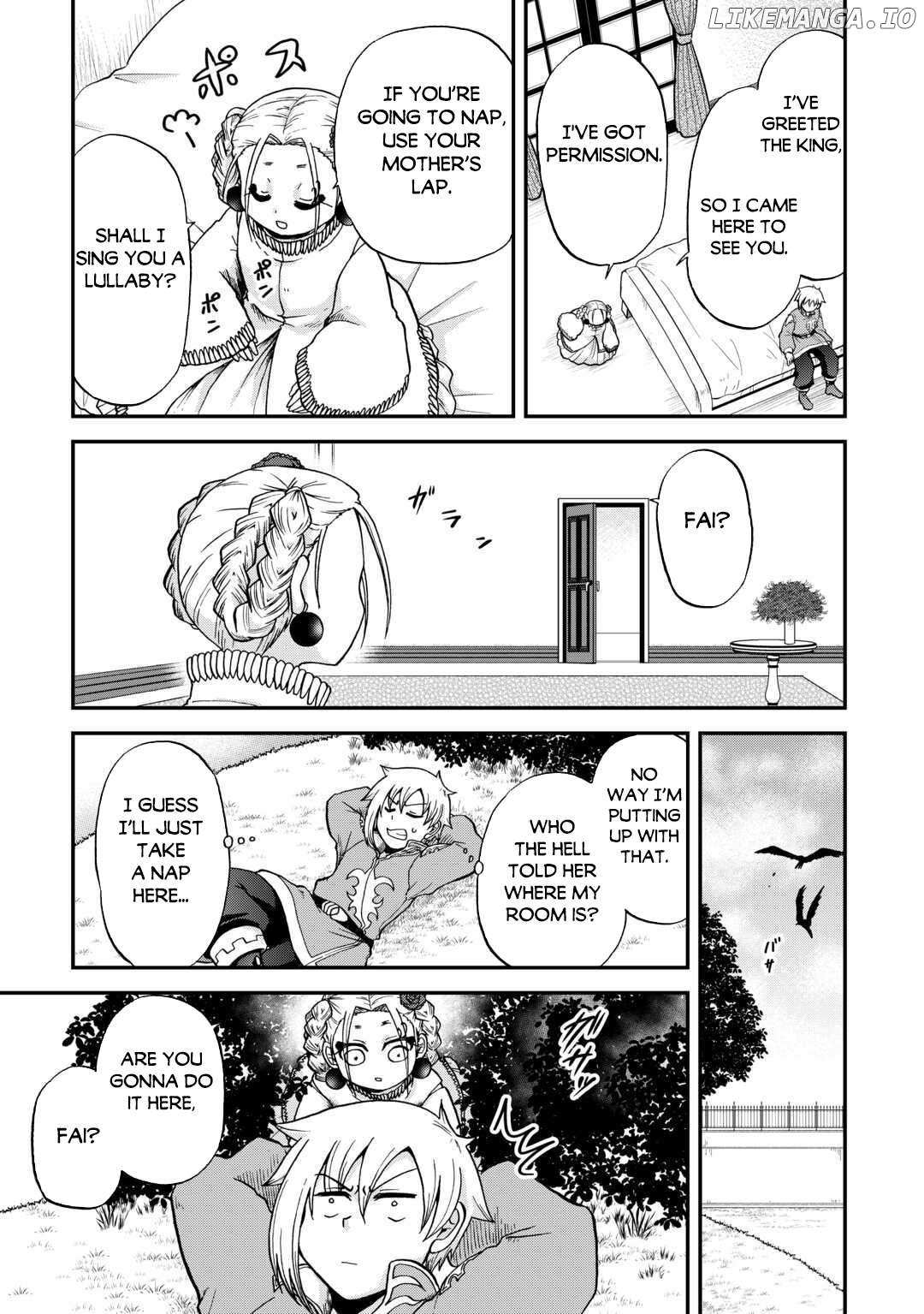 Zensei wa Ken Mikado. Konjou Kuzu Ouji Chapter 49 page 15 - 