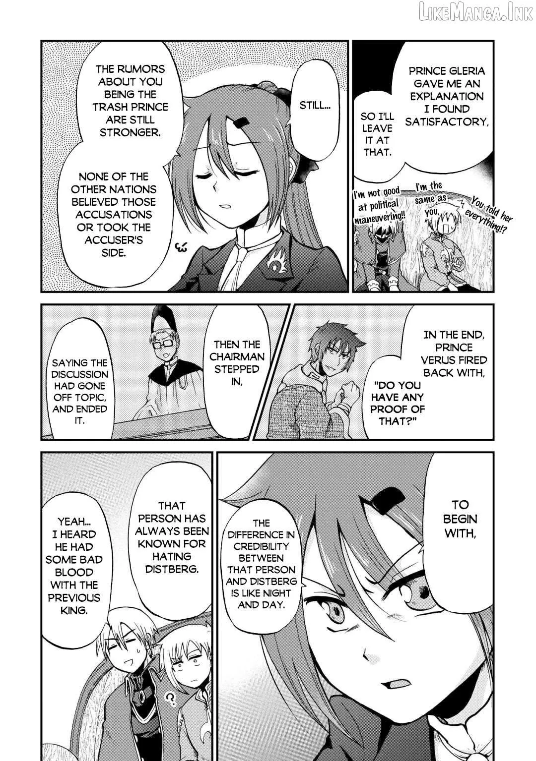 Zensei wa Ken Mikado. Konjou Kuzu Ouji Chapter 57 page 15 - 