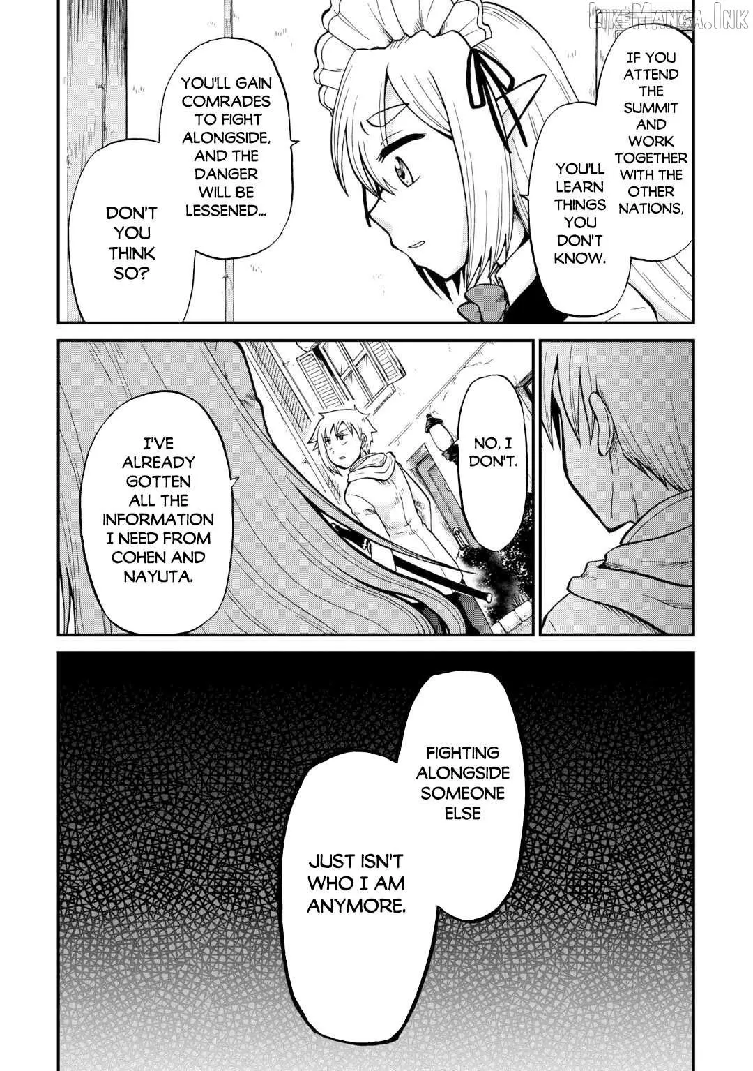 Zensei wa Ken Mikado. Konjou Kuzu Ouji Chapter 57 page 21 - 