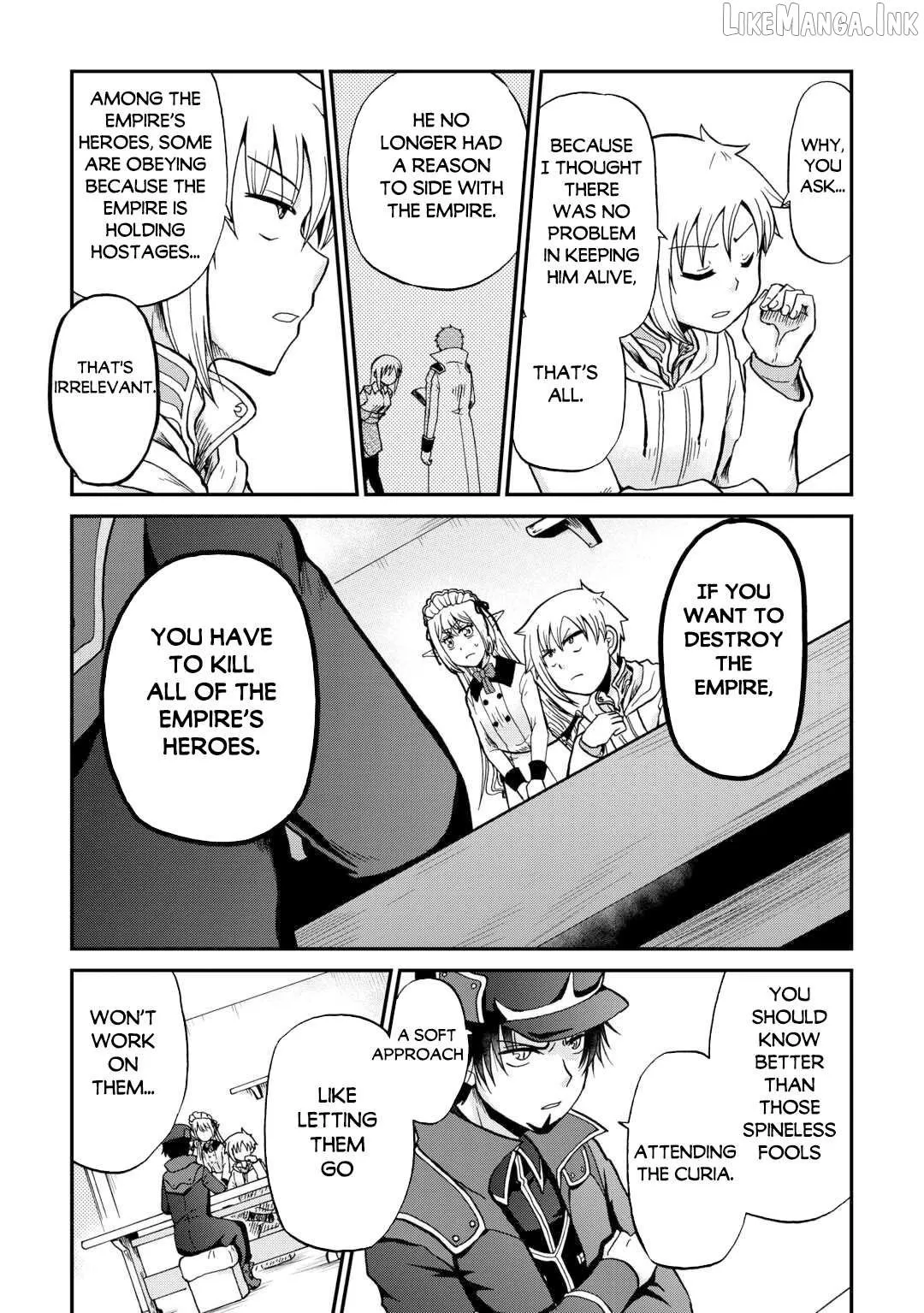 Zensei wa Ken Mikado. Konjou Kuzu Ouji Chapter 58 page 4 - 