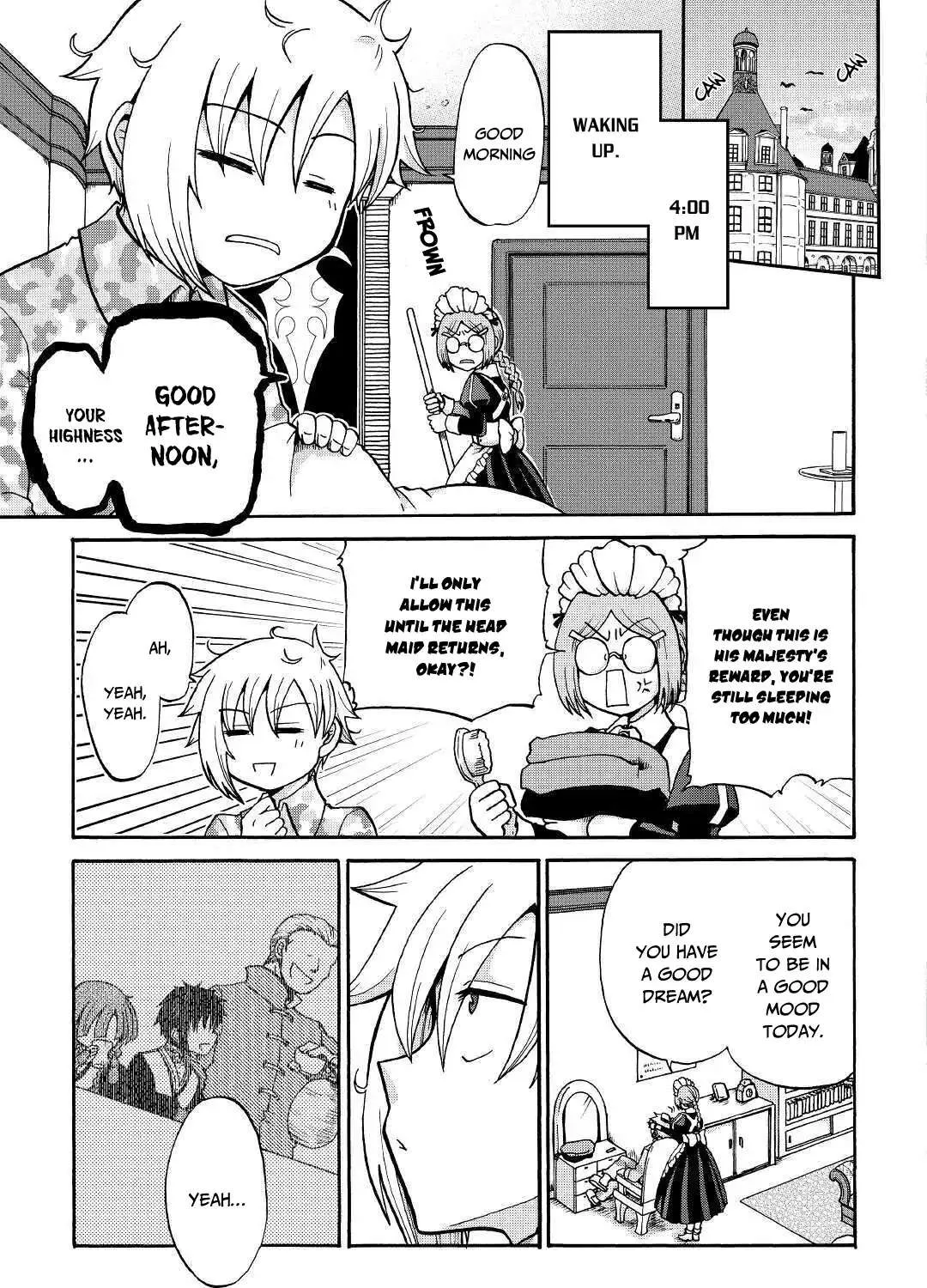 Zensei wa Ken Mikado. Konjou Kuzu Ouji Chapter 9 page 7 - 