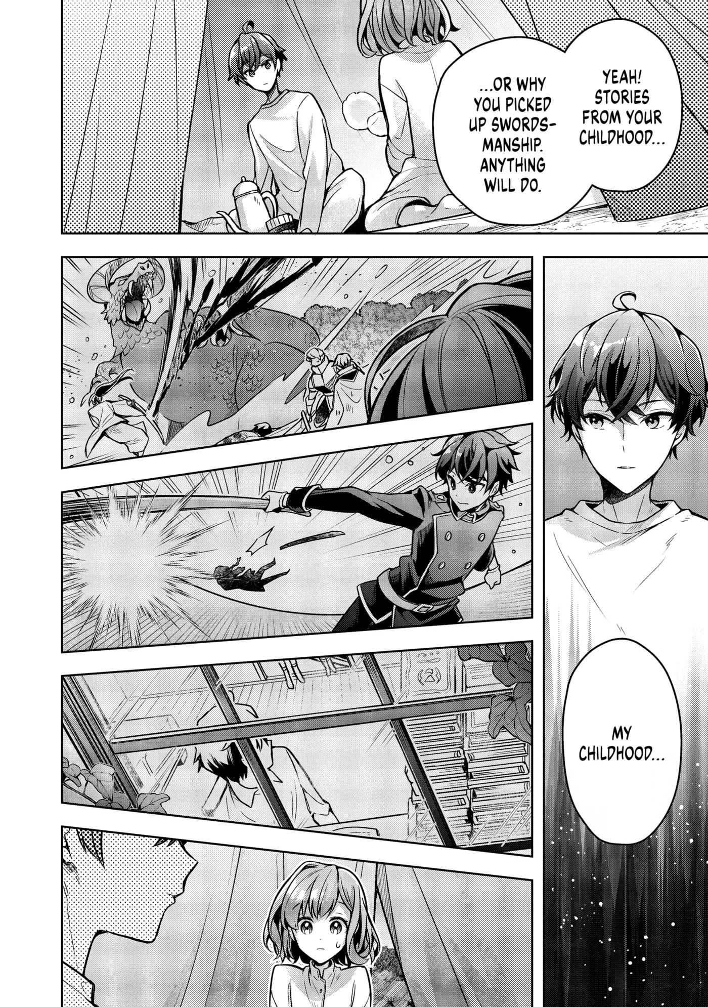 Zero Damage Sword Saint: I Enrolled in a Magic School and Wound Up in a Contract with the Demon Queen Chapter 0 page 121 - 
