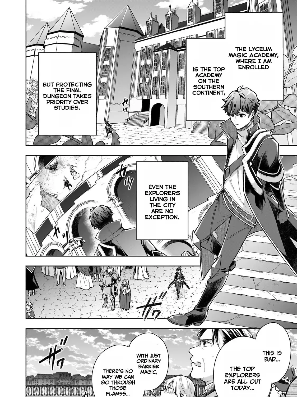 Zero Damage Sword Saint: I Enrolled in a Magic School and Wound Up in a Contract with the Demon Queen Chapter 1.2 page 12 - 