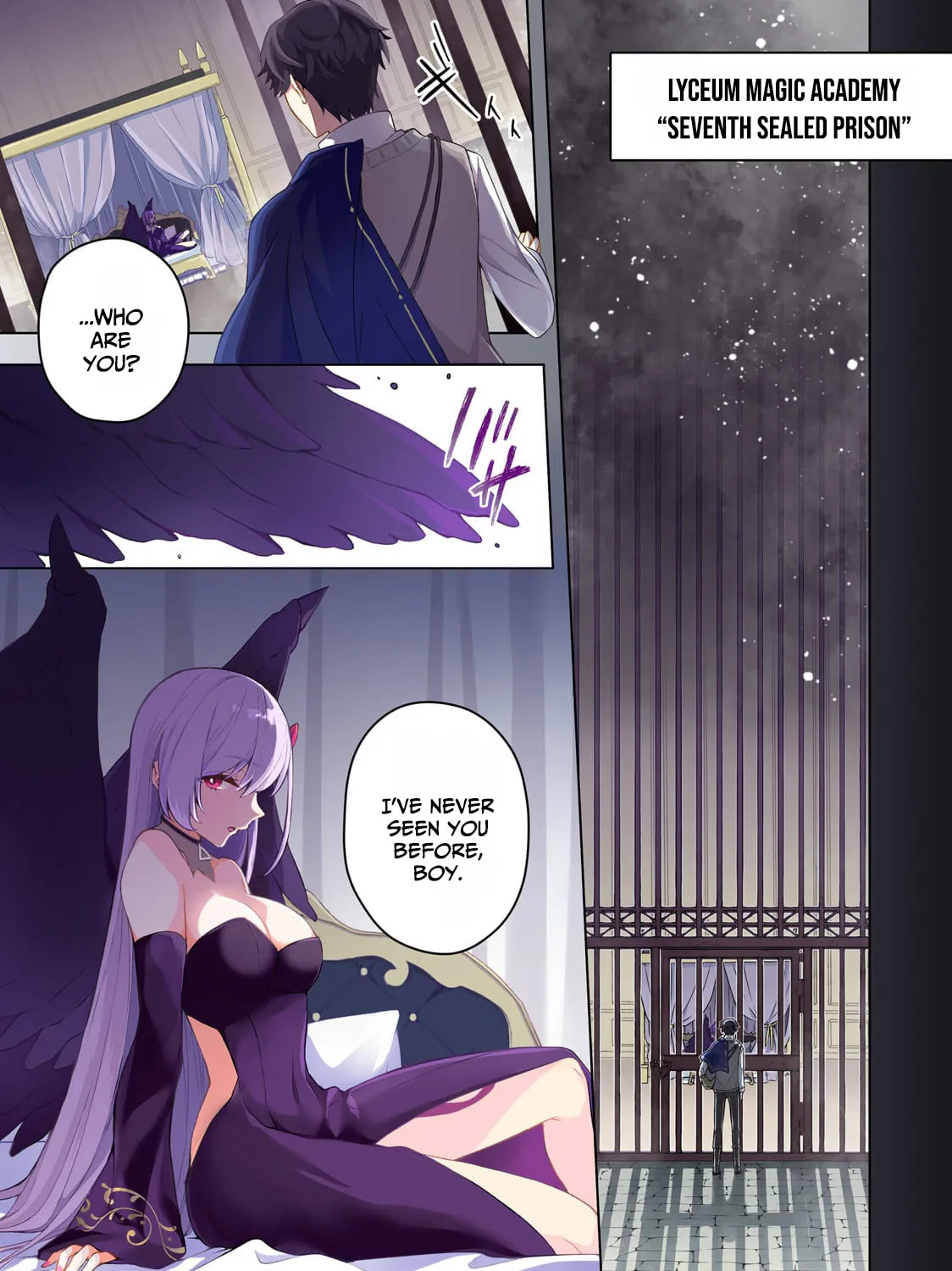 Zero Damage Sword Saint: I Enrolled in a Magic School and Wound Up in a Contract with the Demon Queen Chapter 1 page 2 - 