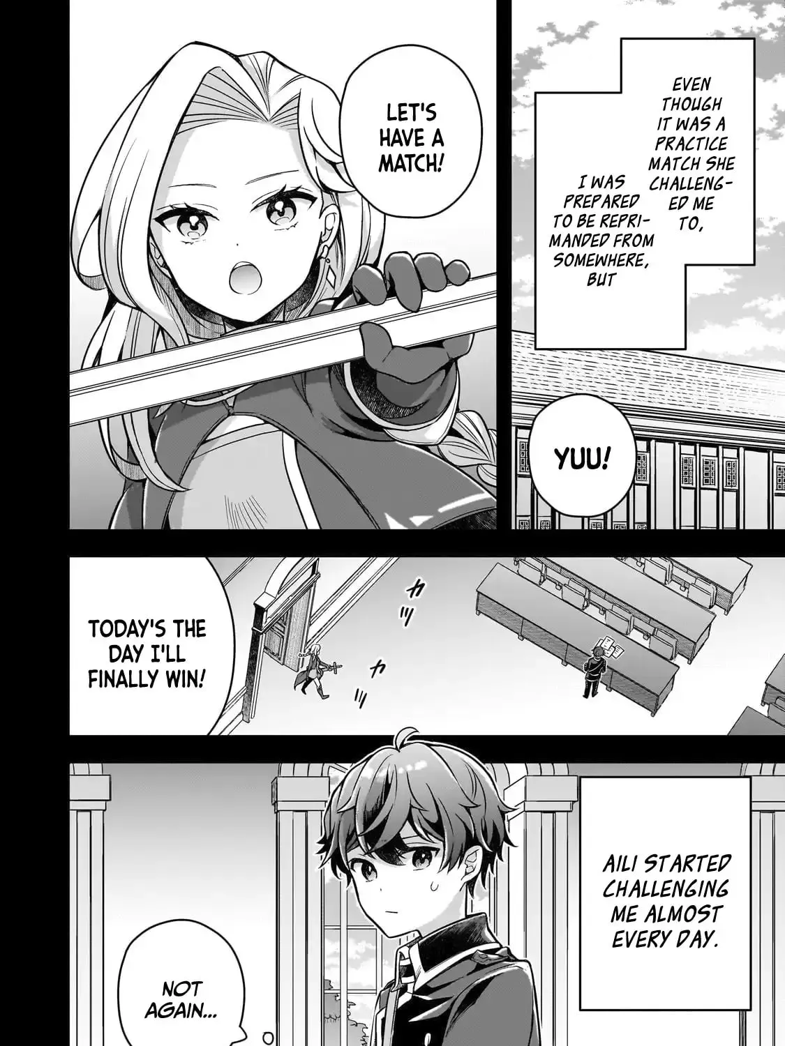Zero Damage Sword Saint: I Enrolled in a Magic School and Wound Up in a Contract with the Demon Queen Chapter 10 page 12 - 