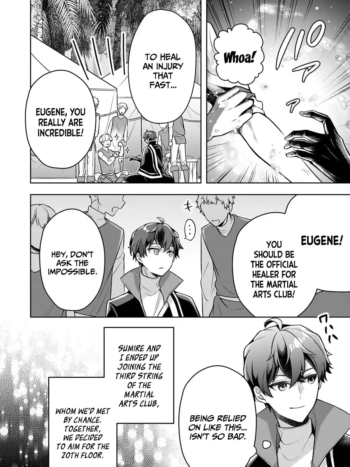 Zero Damage Sword Saint: I Enrolled in a Magic School and Wound Up in a Contract with the Demon Queen Chapter 11 page 8 - 