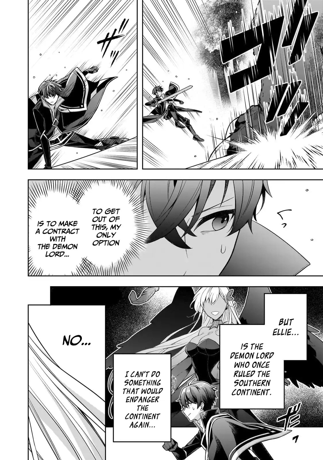 Zero Damage Sword Saint: I Enrolled in a Magic School and Wound Up in a Contract with the Demon Queen Chapter 12 page 13 - 