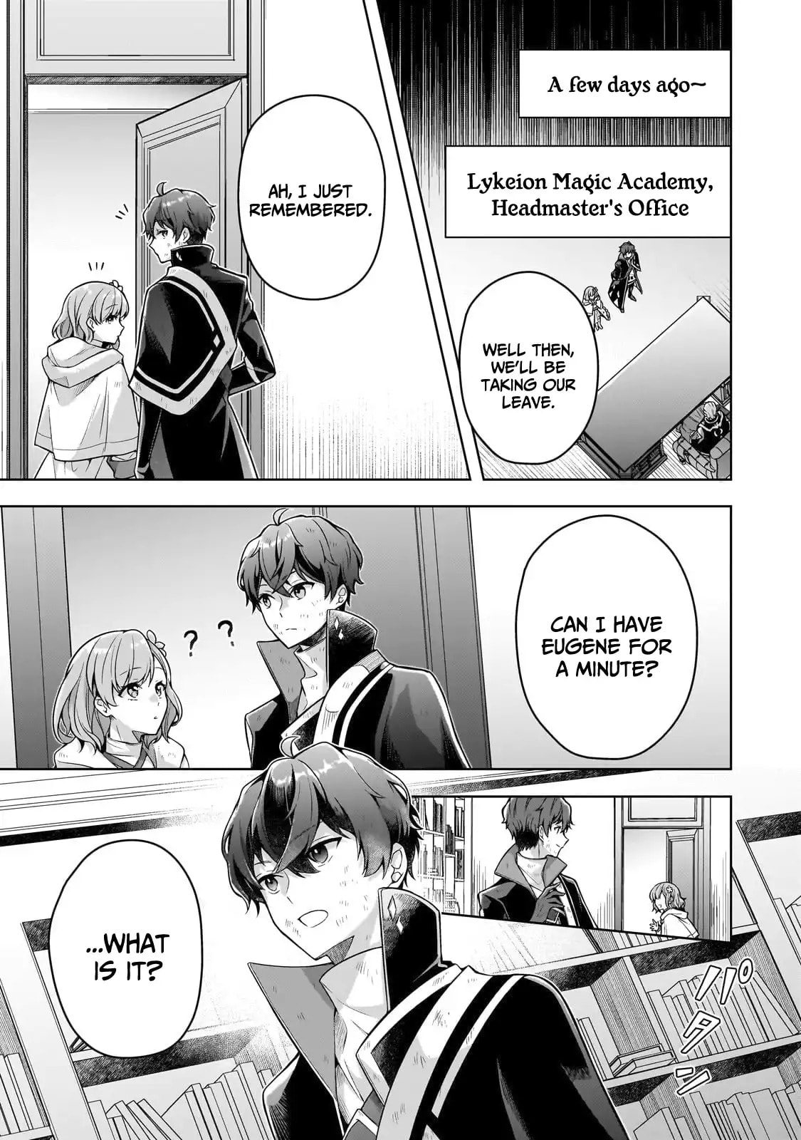 Zero Damage Sword Saint: I Enrolled in a Magic School and Wound Up in a Contract with the Demon Queen Chapter 14 page 4 - 