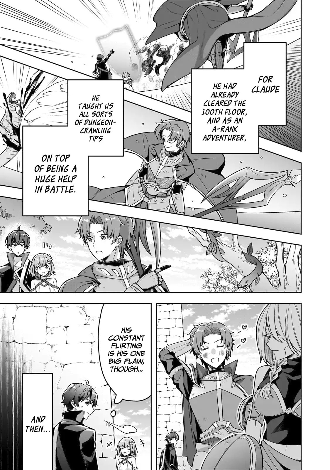 Zero Damage Sword Saint: I Enrolled in a Magic School and Wound Up in a Contract with the Demon Queen Chapter 15 page 23 - 