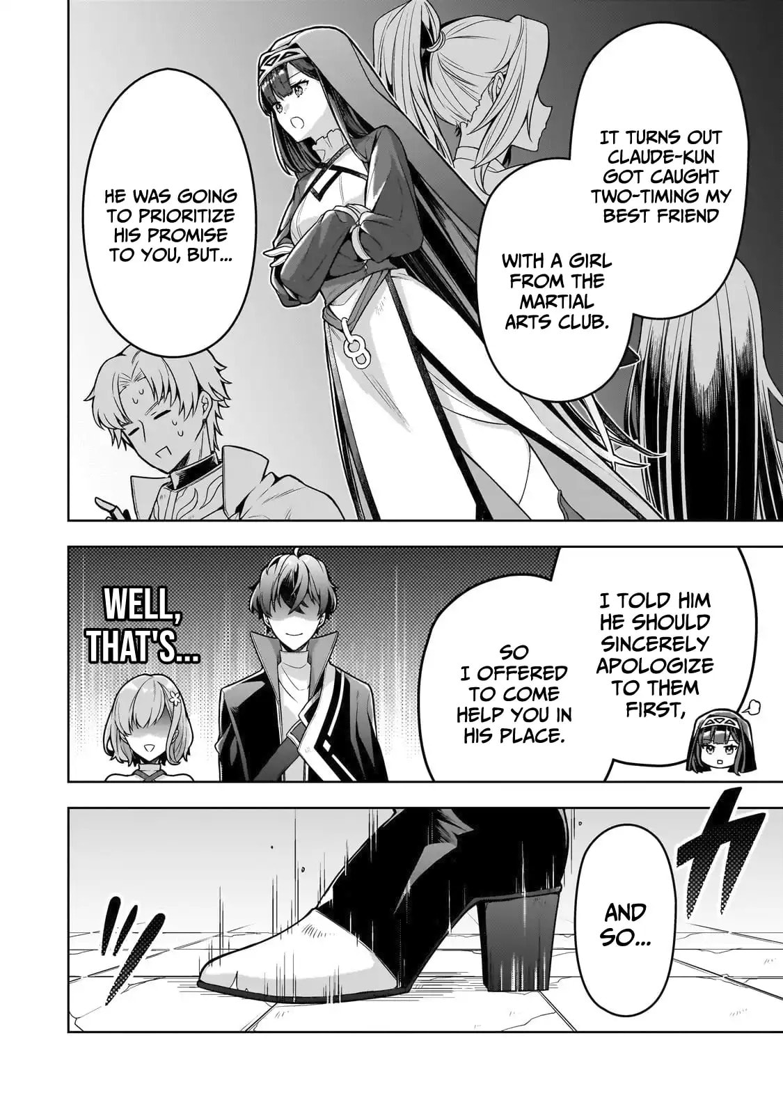 Zero Damage Sword Saint: I Enrolled in a Magic School and Wound Up in a Contract with the Demon Queen Chapter 15 page 26 - 