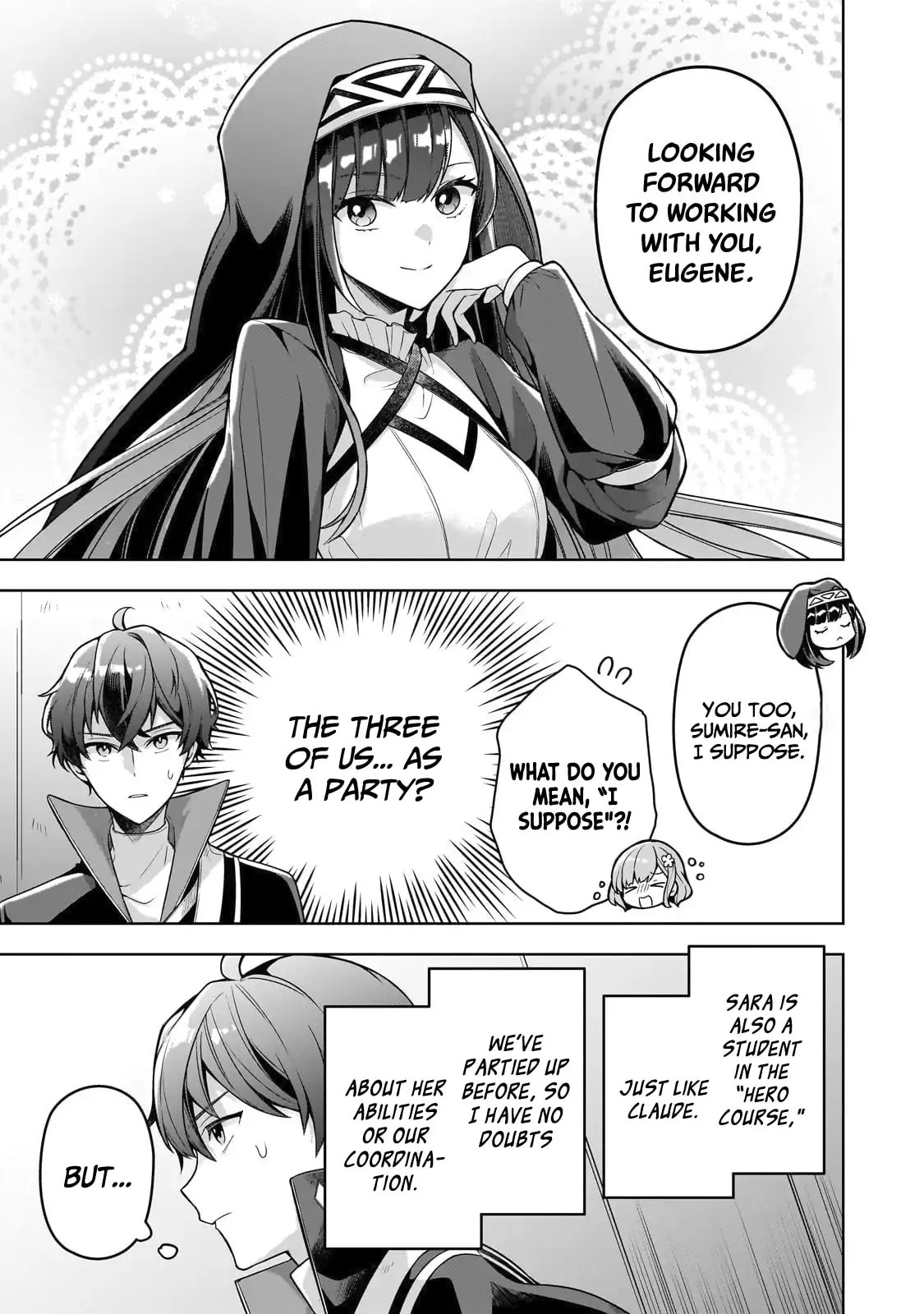 Zero Damage Sword Saint: I Enrolled in a Magic School and Wound Up in a Contract with the Demon Queen Chapter 15 page 27 - 