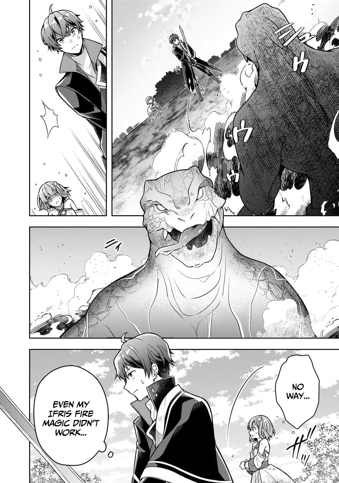 Zero Damage Sword Saint: I Enrolled in a Magic School and Wound Up in a Contract with the Demon Queen Chapter 15 page 7 - 