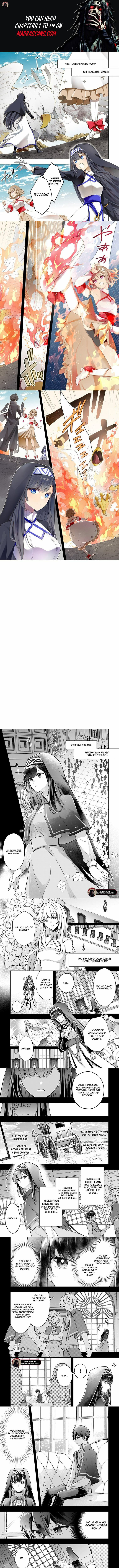 Zero Damage Sword Saint: I Enrolled in a Magic School and Wound Up in a Contract with the Demon Queen Chapter 16.1 page 1 - 