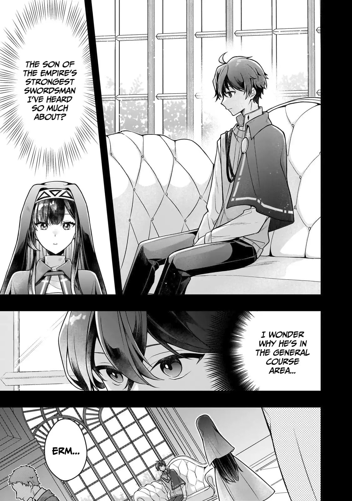Zero Damage Sword Saint: I Enrolled in a Magic School and Wound Up in a Contract with the Demon Queen Chapter 16 page 9 - 