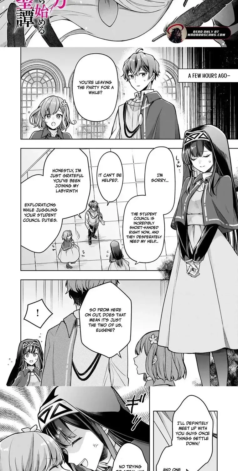Zero Damage Sword Saint: I Enrolled in a Magic School and Wound Up in a Contract with the Demon Queen Chapter 18.1 page 4 - 