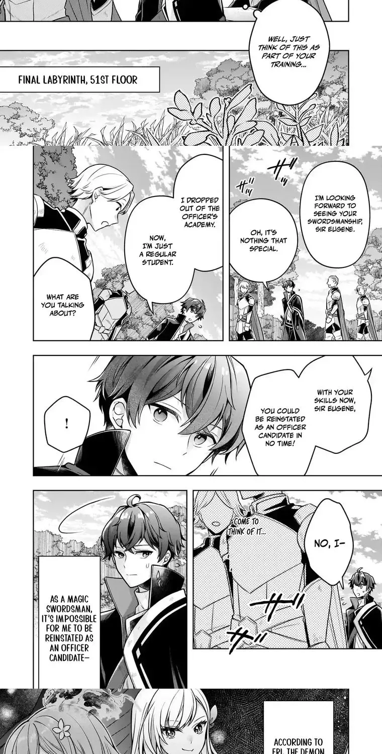 Zero Damage Sword Saint: I Enrolled in a Magic School and Wound Up in a Contract with the Demon Queen Chapter 18.1 page 10 - 