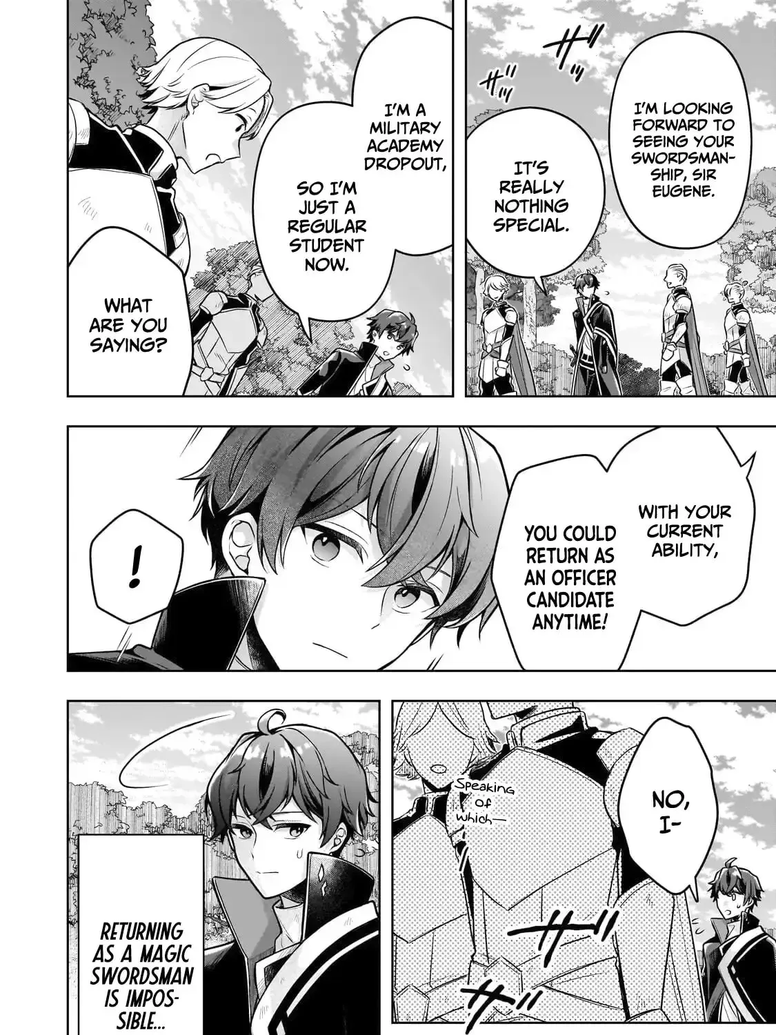 Zero Damage Sword Saint: I Enrolled in a Magic School and Wound Up in a Contract with the Demon Queen Chapter 18 page 24 - 