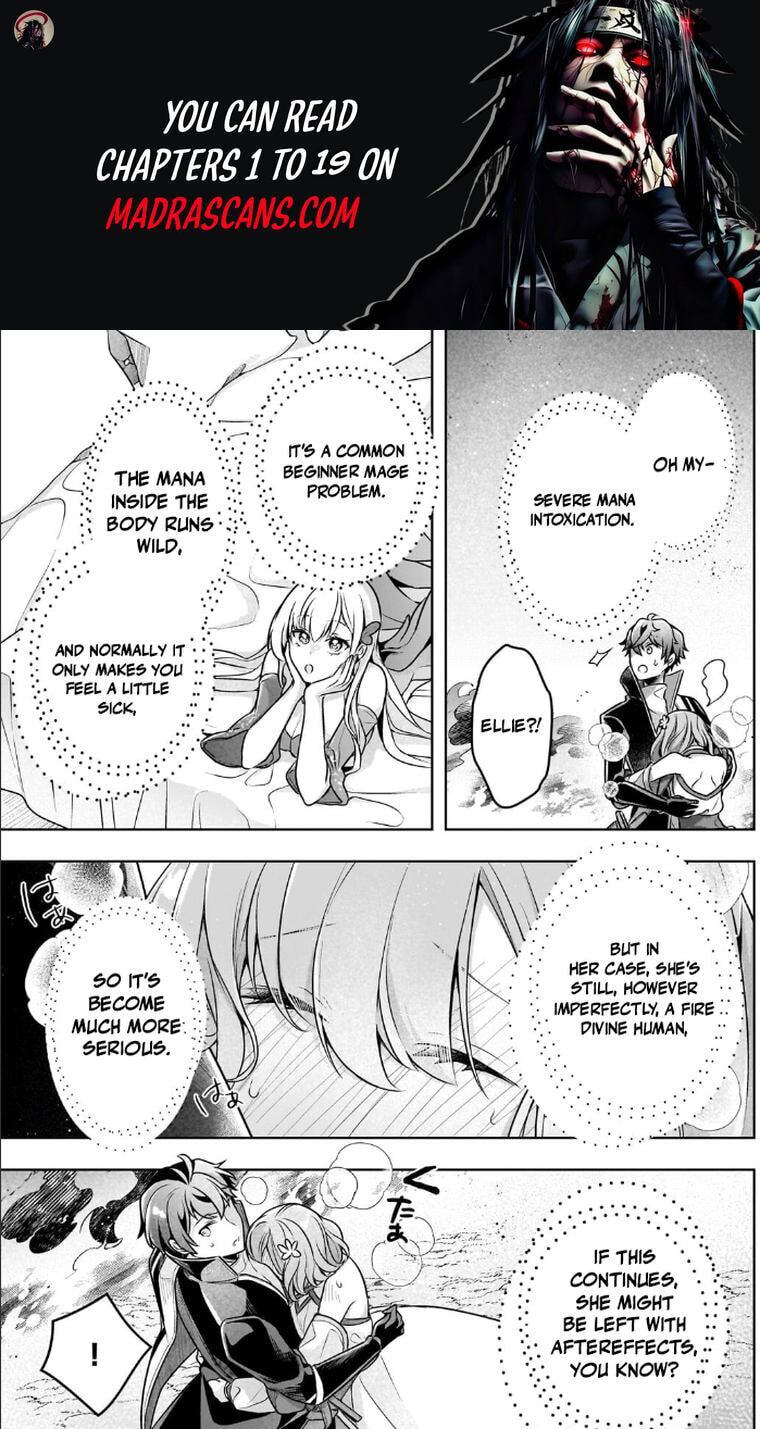 Zero Damage Sword Saint: I Enrolled in a Magic School and Wound Up in a Contract with the Demon Queen Chapter 19.2 page 1 - 