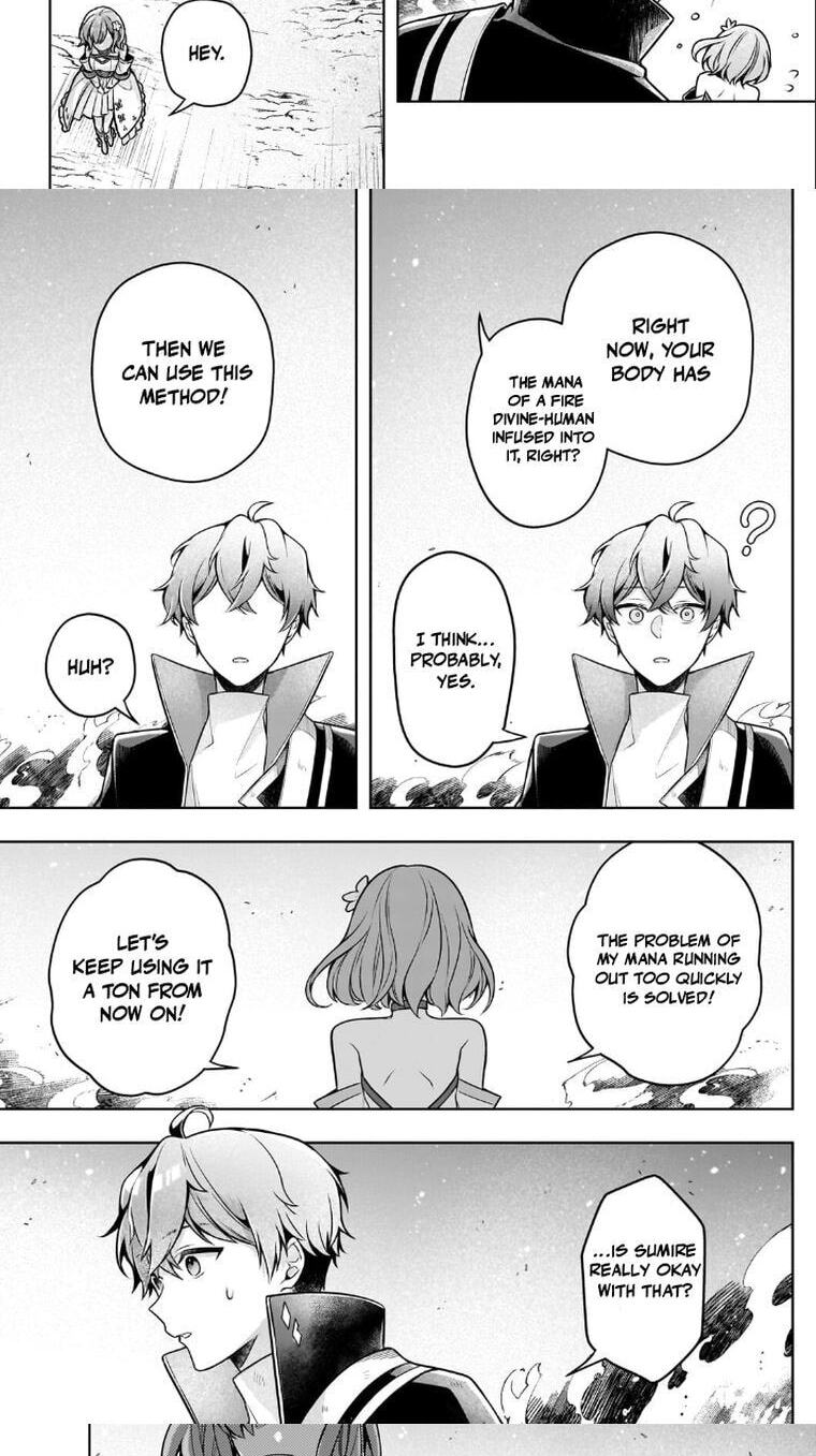 Zero Damage Sword Saint: I Enrolled in a Magic School and Wound Up in a Contract with the Demon Queen Chapter 19.2 page 9 - 