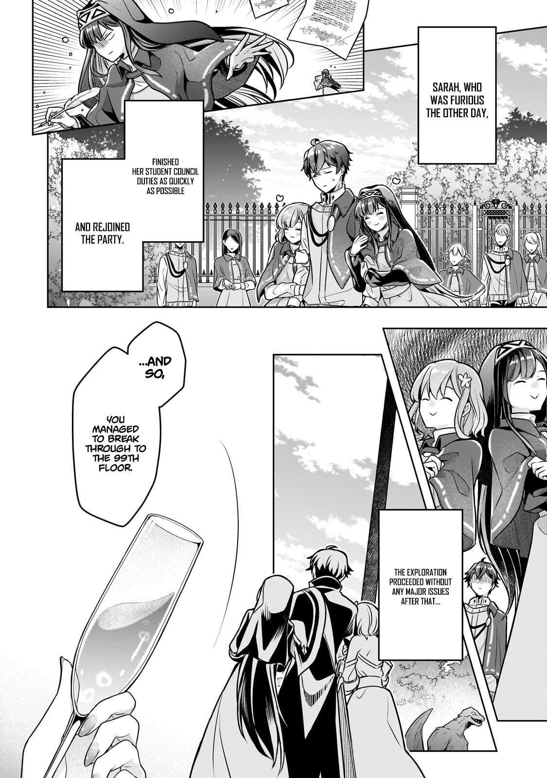 Zero Damage Sword Saint: I Enrolled in a Magic School and Wound Up in a Contract with the Demon Queen Chapter 20.1 page 3 - 