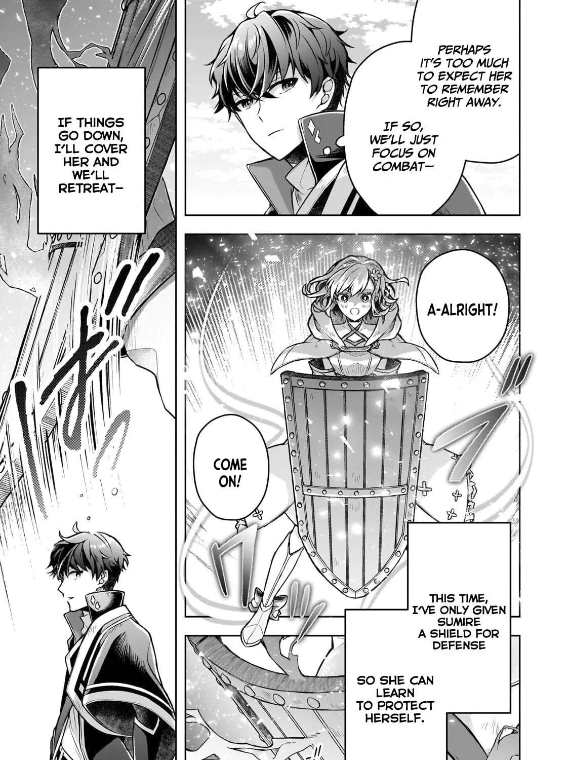 Zero Damage Sword Saint: I Enrolled in a Magic School and Wound Up in a Contract with the Demon Queen Chapter 4 page 42 - 