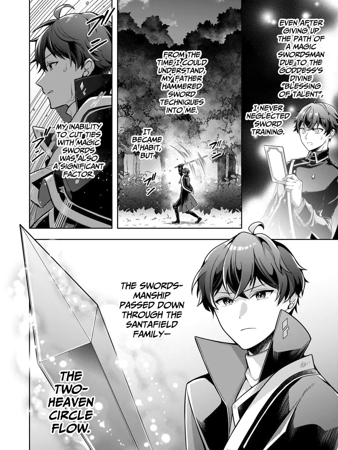 Zero Damage Sword Saint: I Enrolled in a Magic School and Wound Up in a Contract with the Demon Queen Chapter 6 page 10 - 