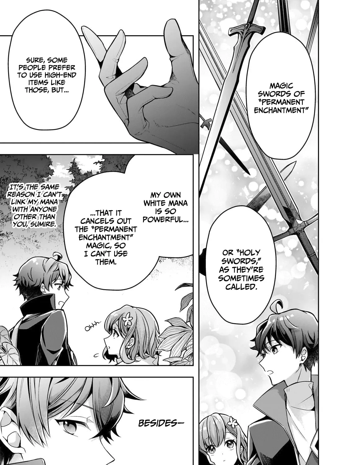 Zero Damage Sword Saint: I Enrolled in a Magic School and Wound Up in a Contract with the Demon Queen Chapter 8 page 6 - 