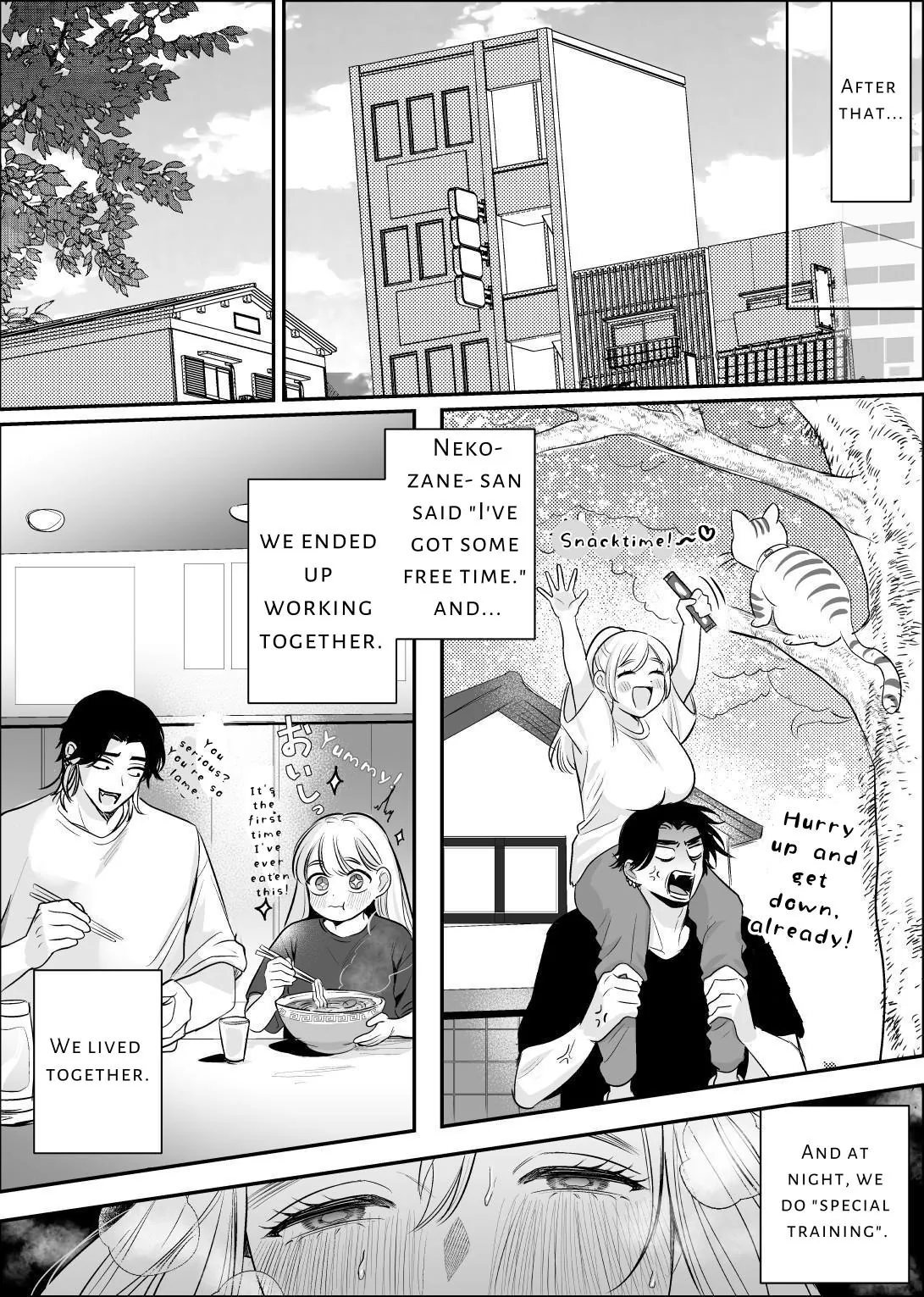 Zetchou Arubaito ~Moto Ojou-sama wa Oni Joushi no Omaâ™¡ko Training de Tokasareru...~ Chapter 1 page 55 - 