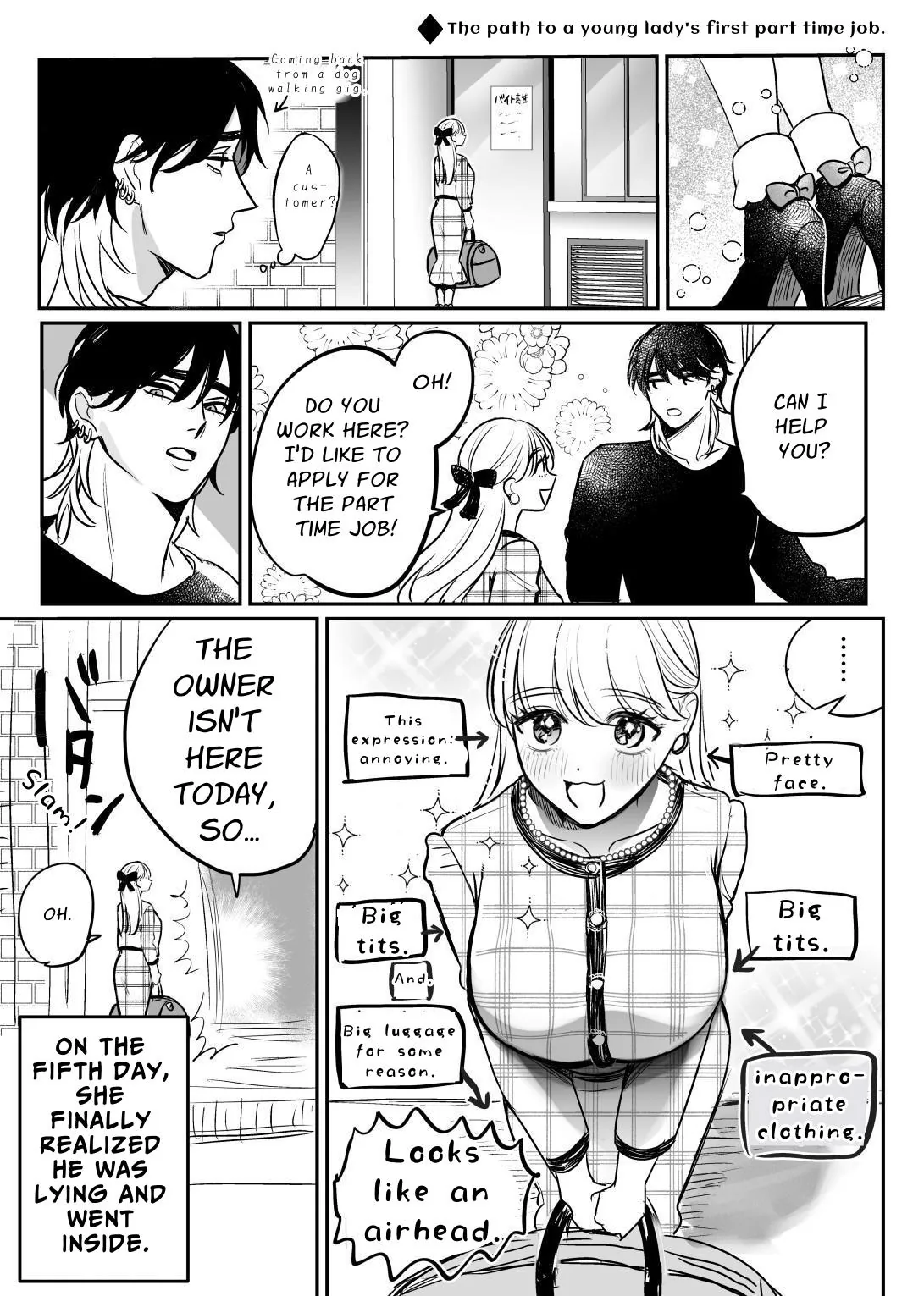 Zetchou Arubaito ~Moto Ojou-sama wa Oni Joushi no Omaâ™¡ko Training de Tokasareru...~ Chapter 1 page 88 - 