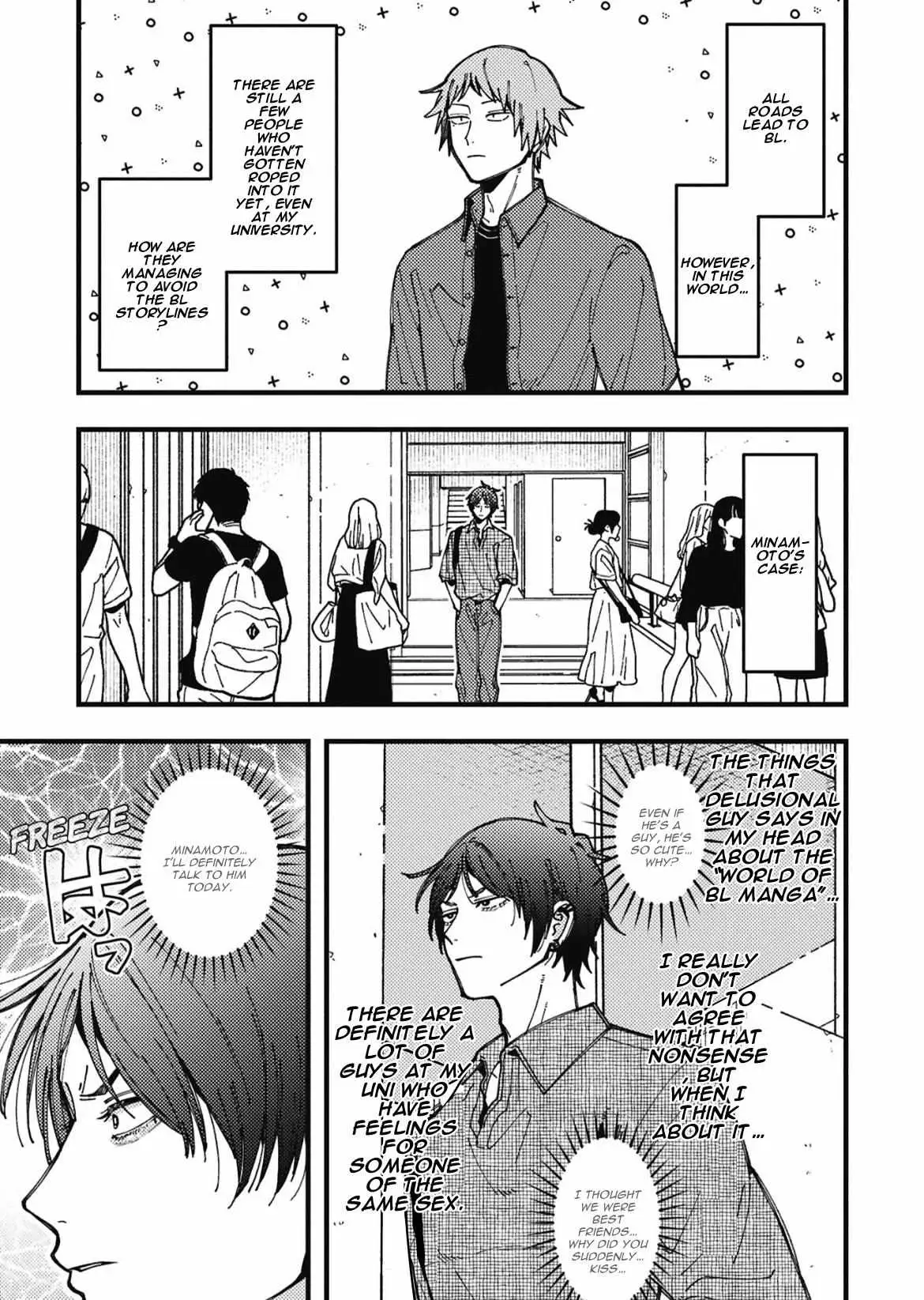 Zettai BL ni Naru Sekai vs. Zettai BL ni Naritakunai Otoko Chapter 98 page 1 - 