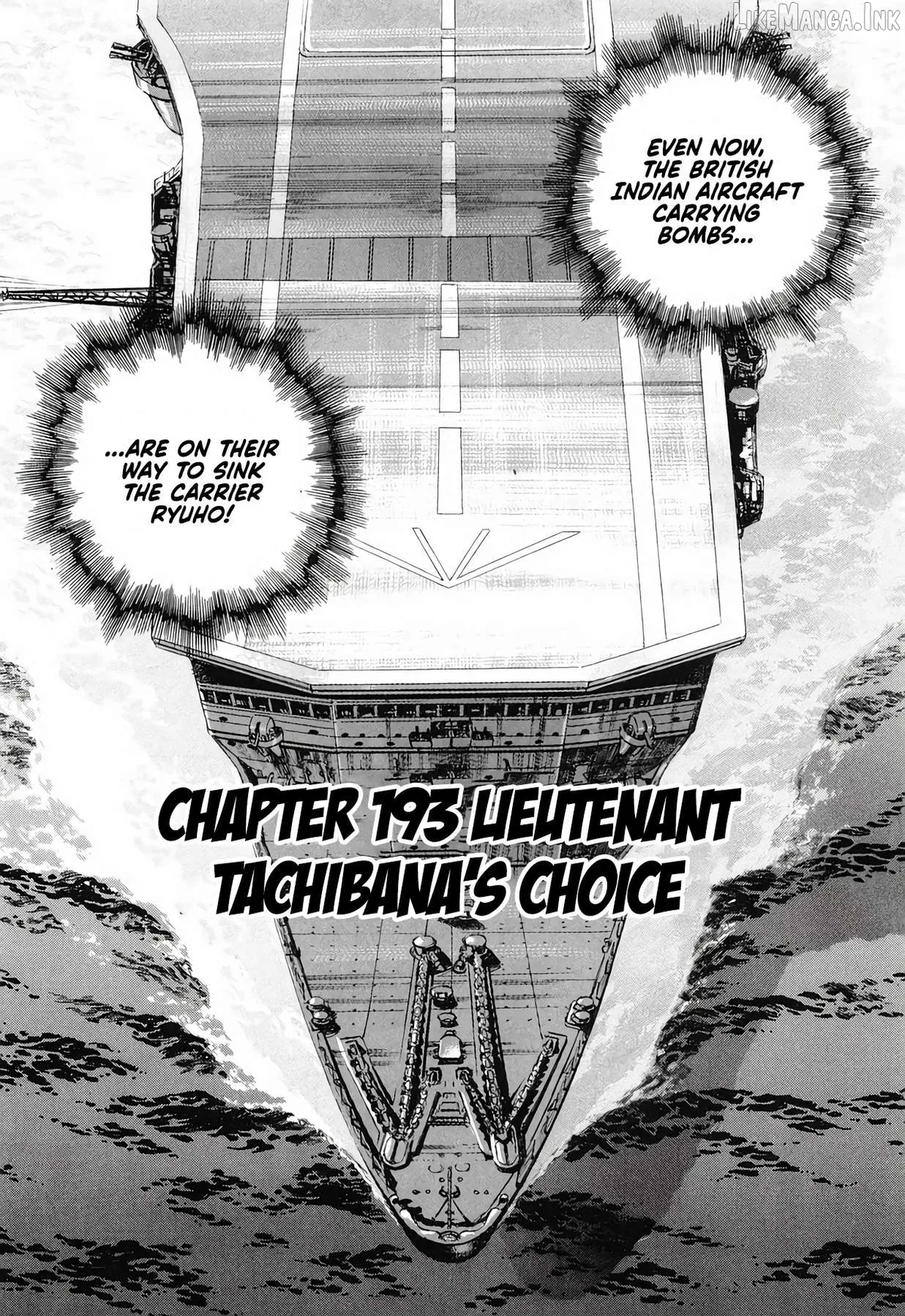 Zipang  Manga Chapter 193 page 1 - 