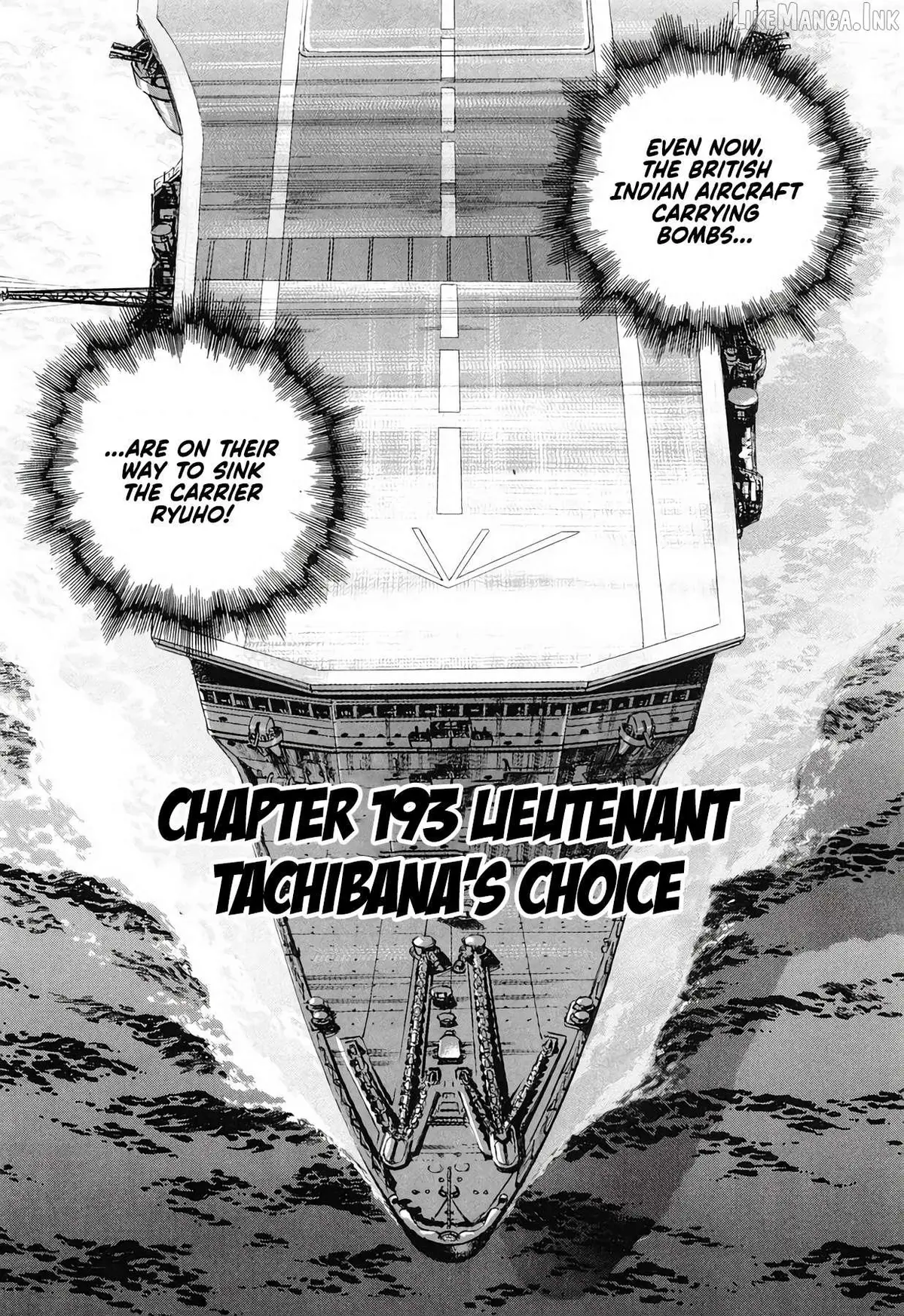 Zipang Chapter 193 page 1 - 