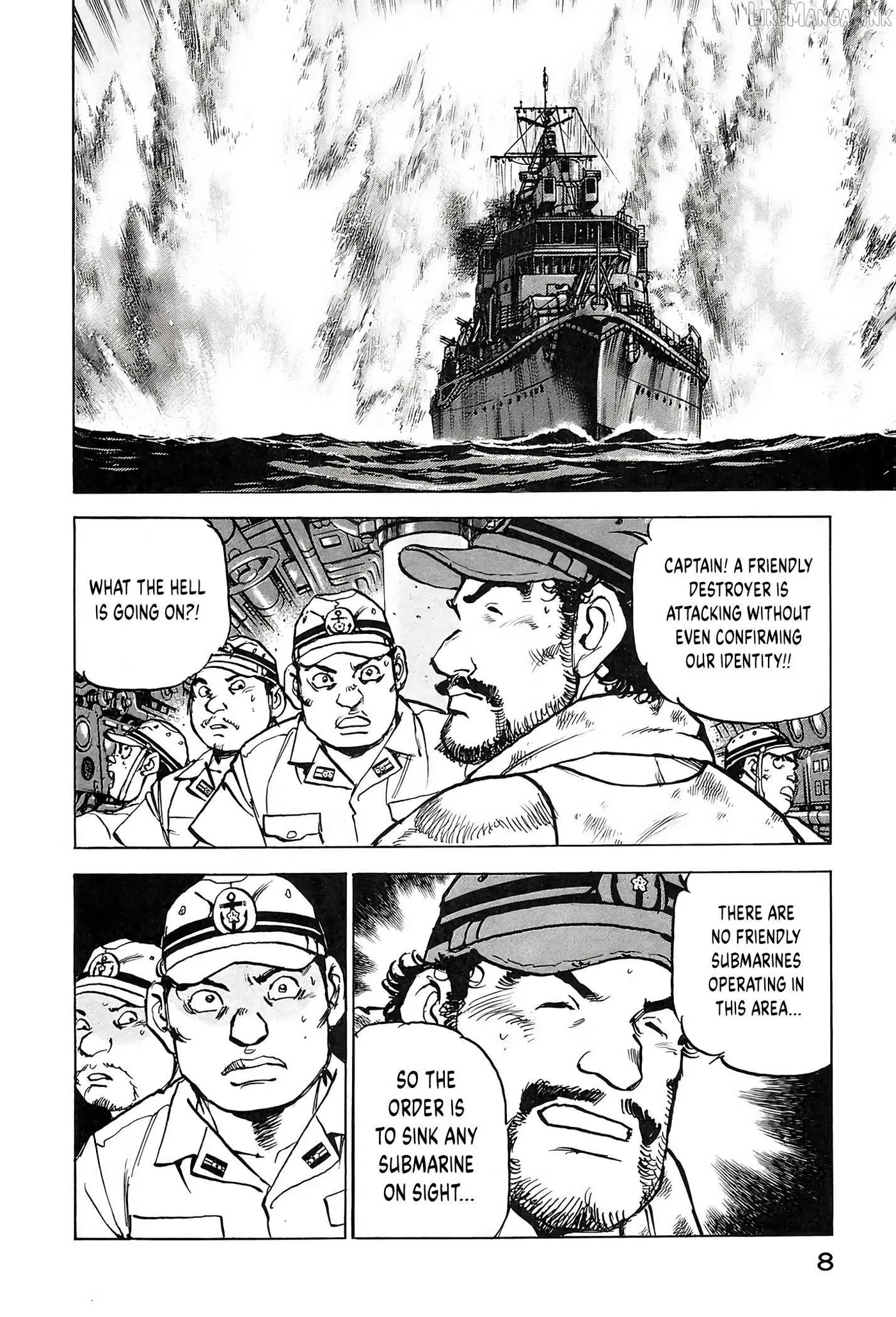 Zipang Chapter 216 page 8 - 