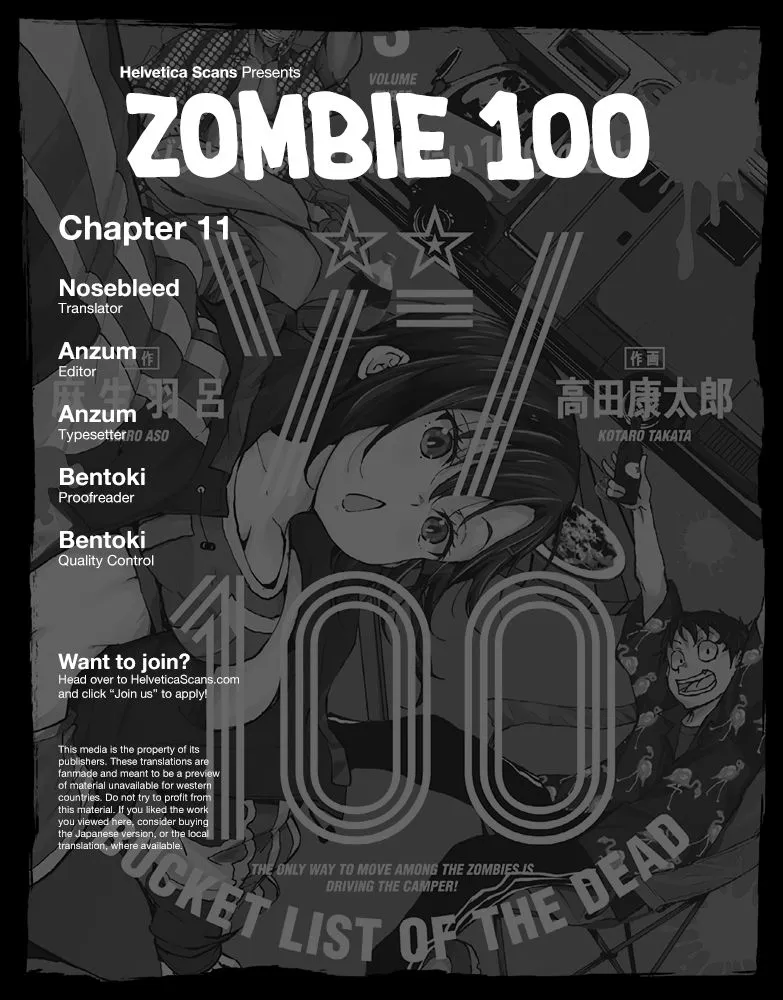 Zombie 100 ~Zombie ni Naru Made ni Shitai 100 no Koto~ Chapter 11 page 1 - 
