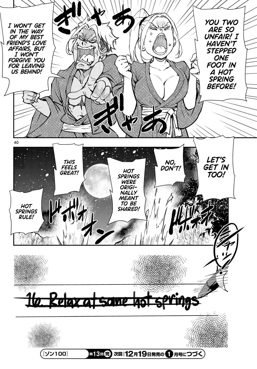 Zombie 100 ~Zombie ni Naru Made ni Shitai 100 no Koto~ Chapter 13 page 38 - 