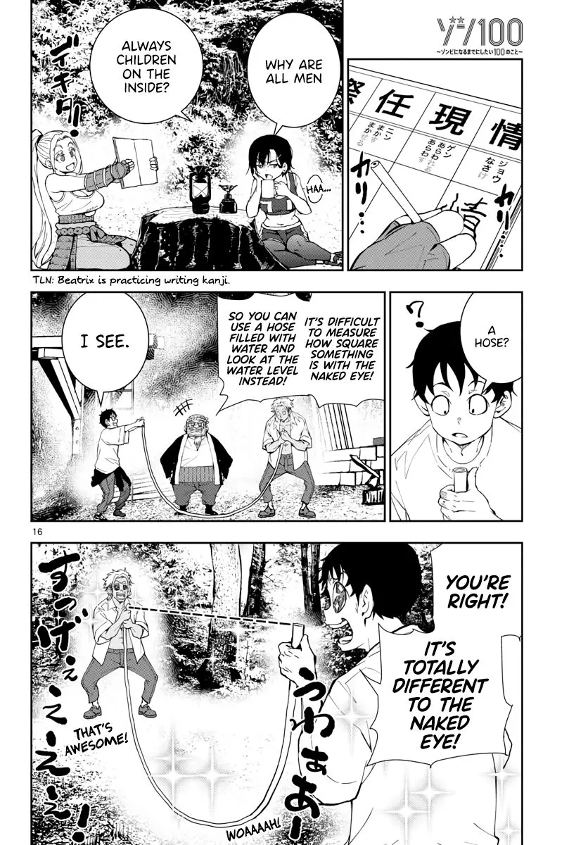 Zombie 100 ~Zombie ni Naru Made ni Shitai 100 no Koto~ Chapter 14 page 16 - 