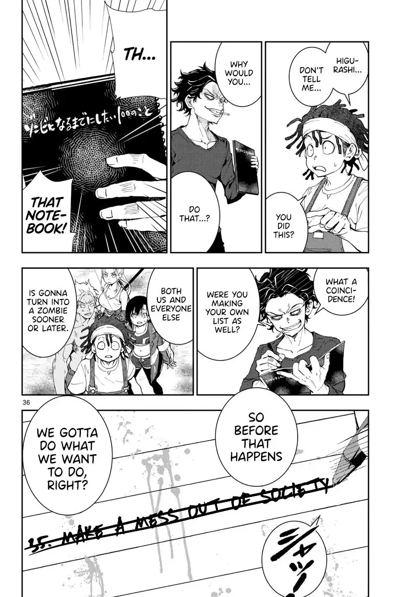 Zombie 100 ~Zombie ni Naru Made ni Shitai 100 no Koto~ Chapter 17 page 33 - 